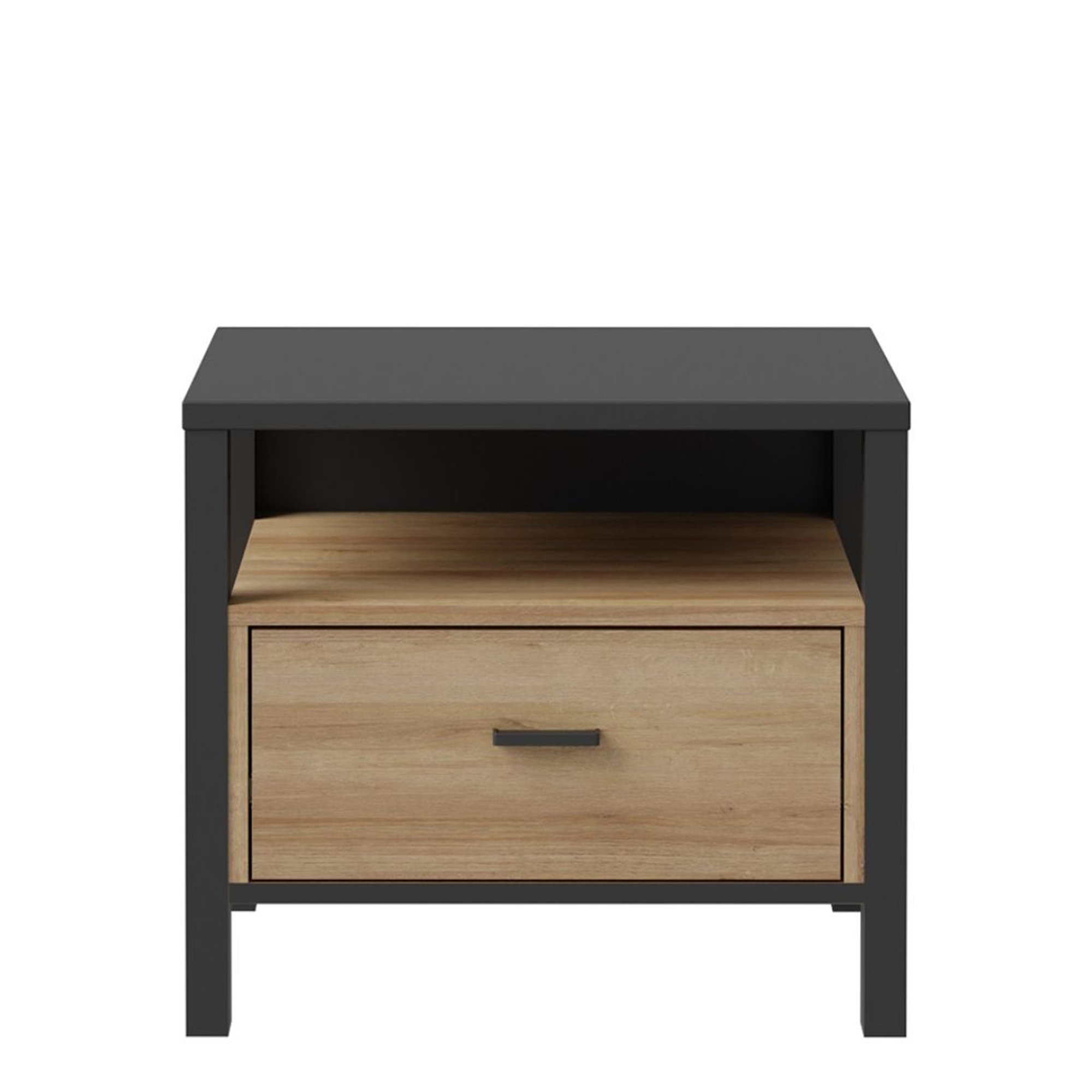 Szafka Nocna z Szufladą Industrialna High Rock