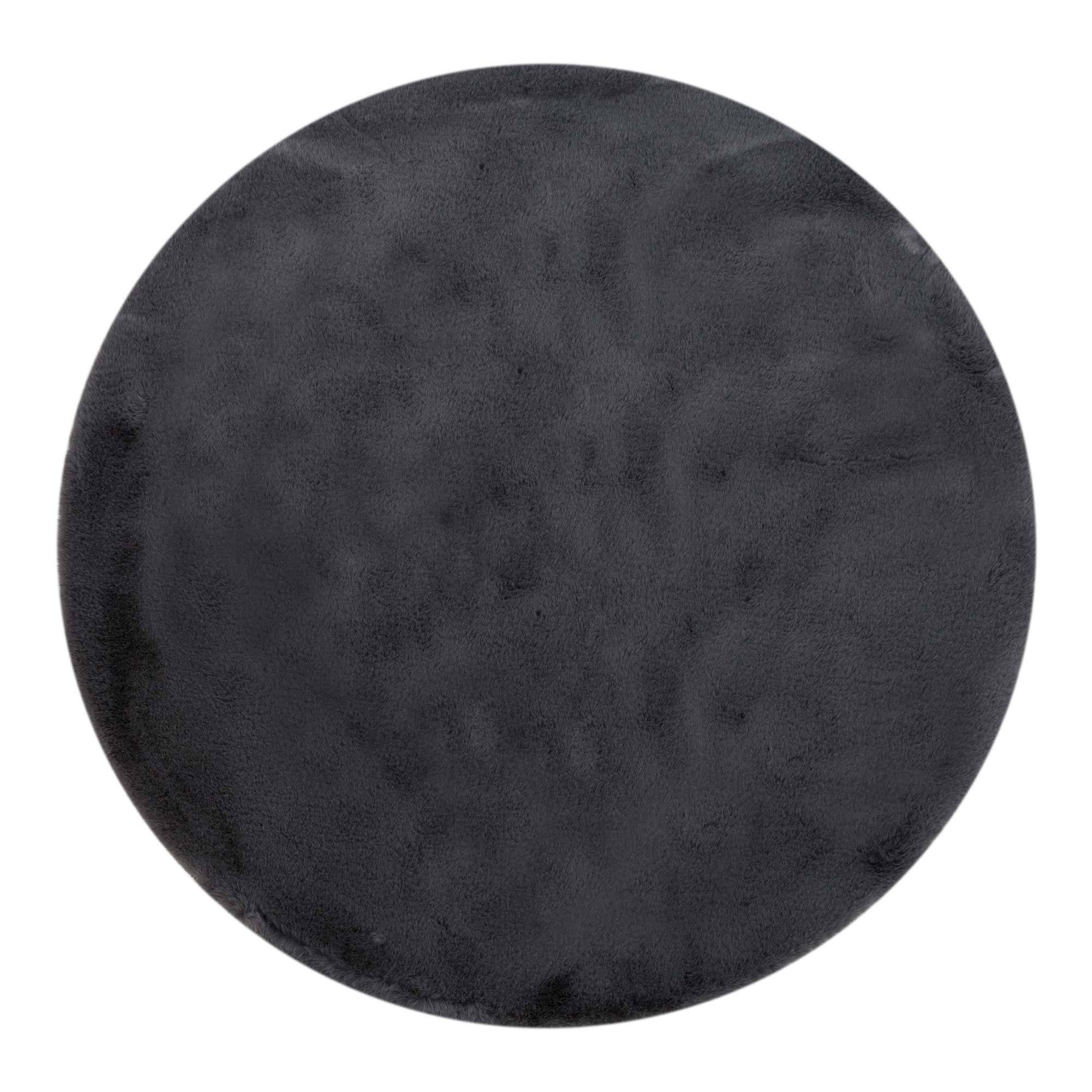 Dywanik Nebbia Circle Ciemny Szary 80 cm