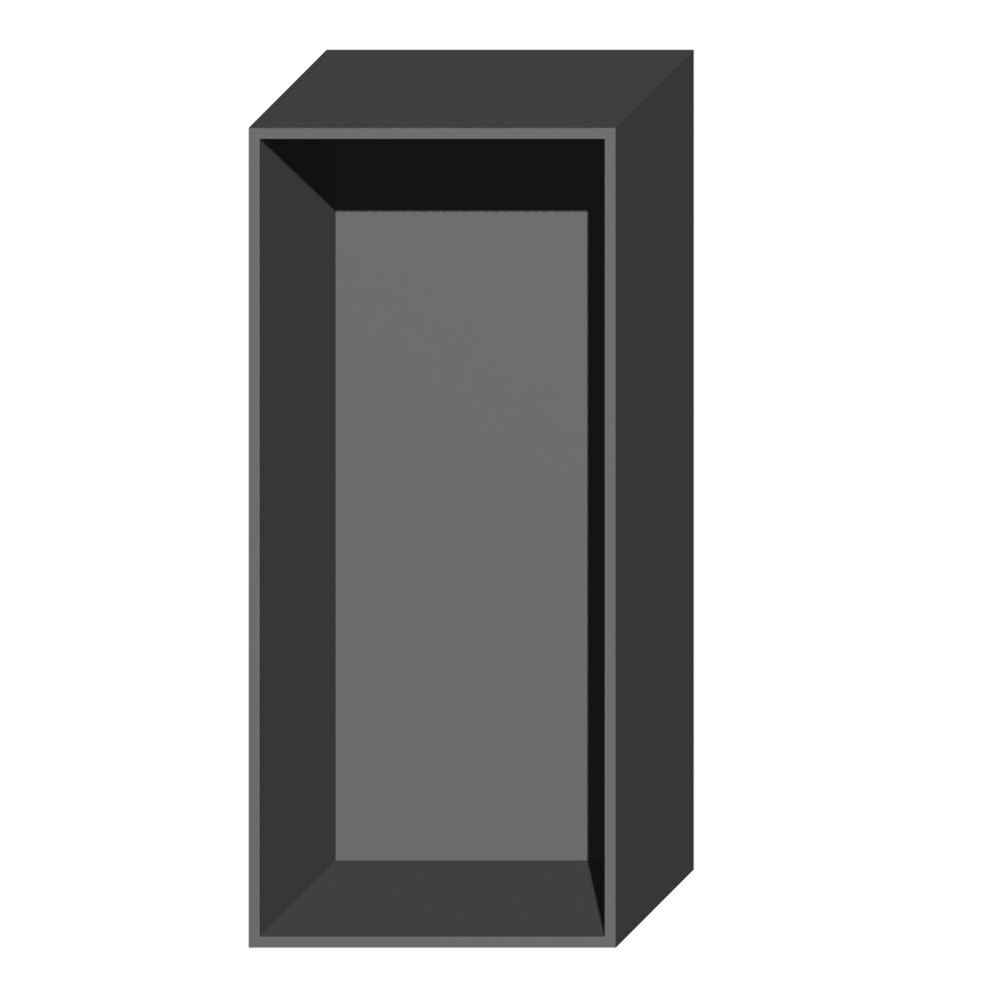 Korpus Nablatowy Qubik 60x133,8 Grafitowy