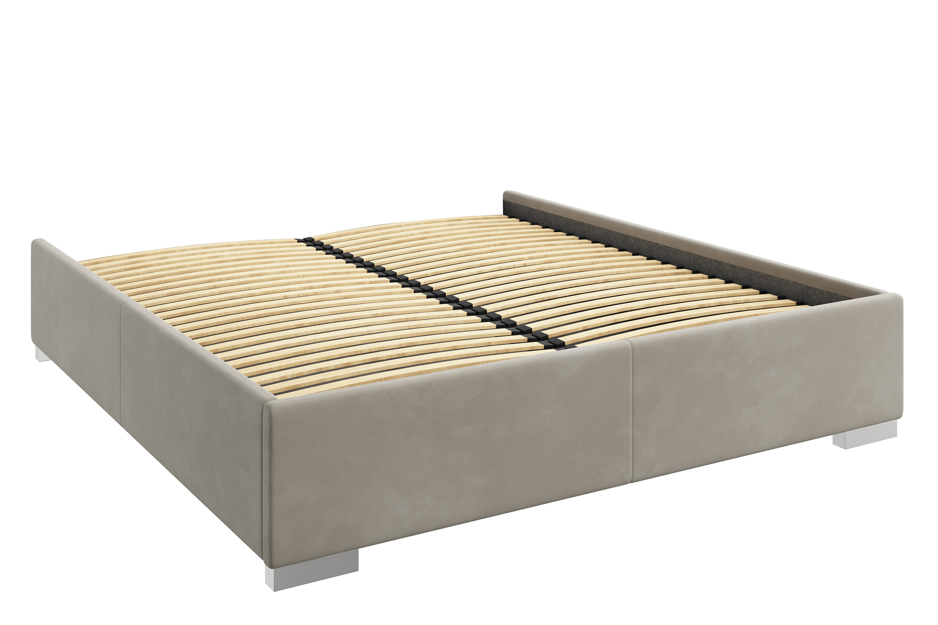 Rama Łóżka ze Stelażem Fibi Full GR 5 180x200, Orzechowy