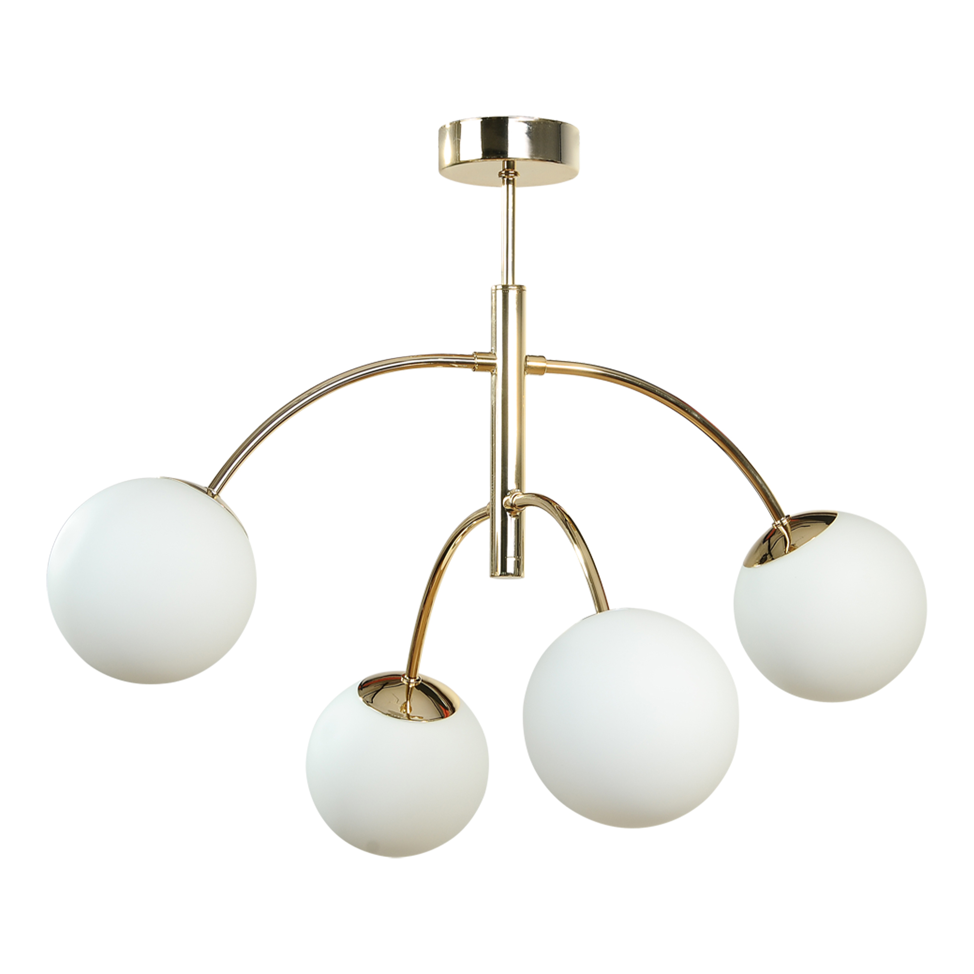 Lampa Sufitowa Kule Złota Białe Volta 4