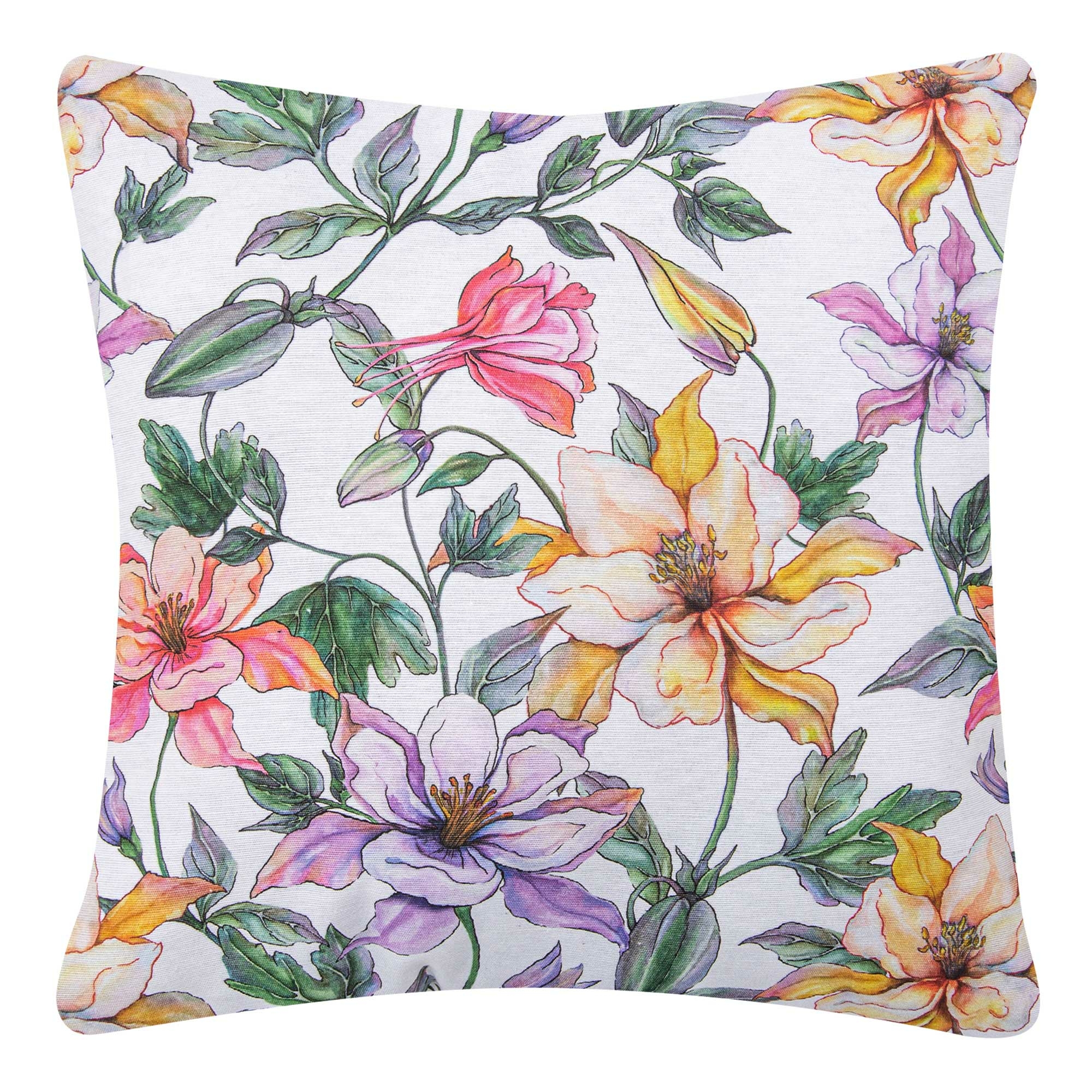 Poduszka Dekoracyjna Goya Kolorowe Kwiaty 45x45 cm