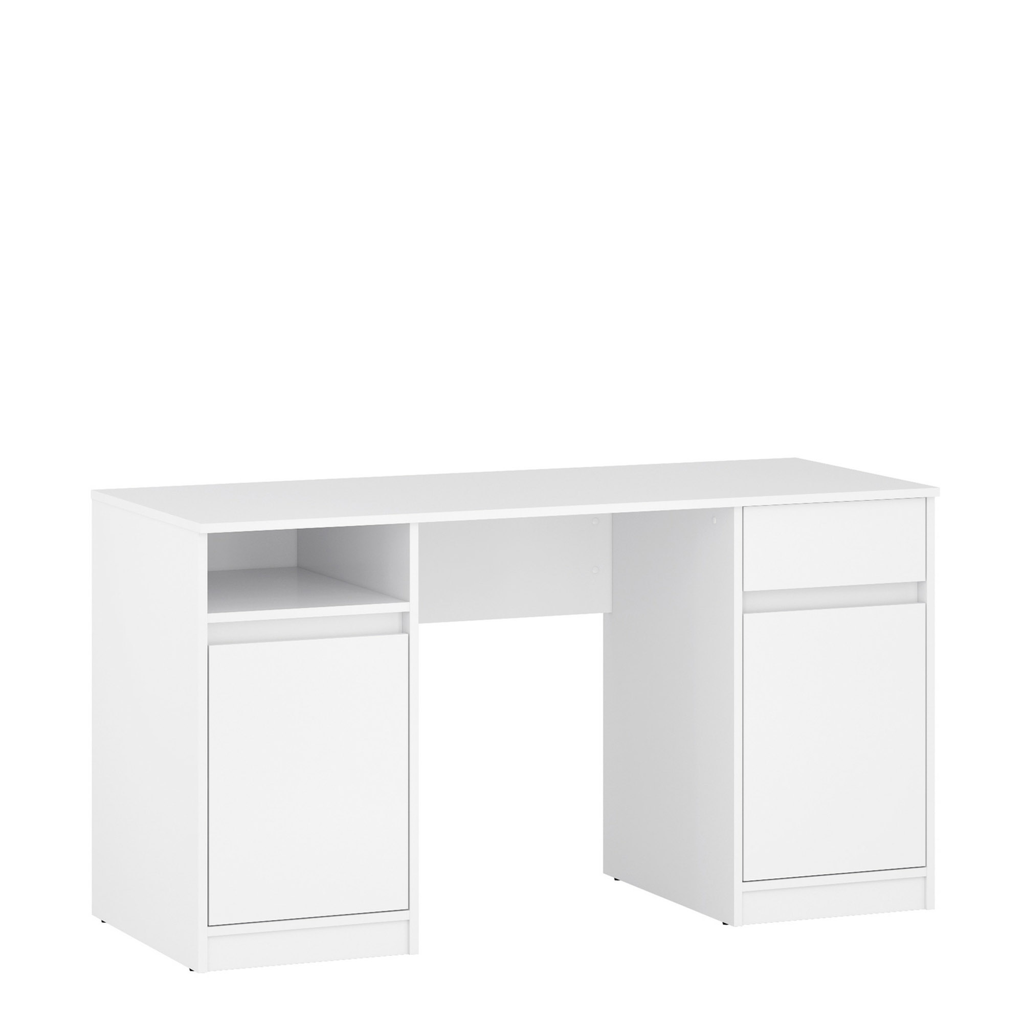 Biurko Białe Bill 2d1s