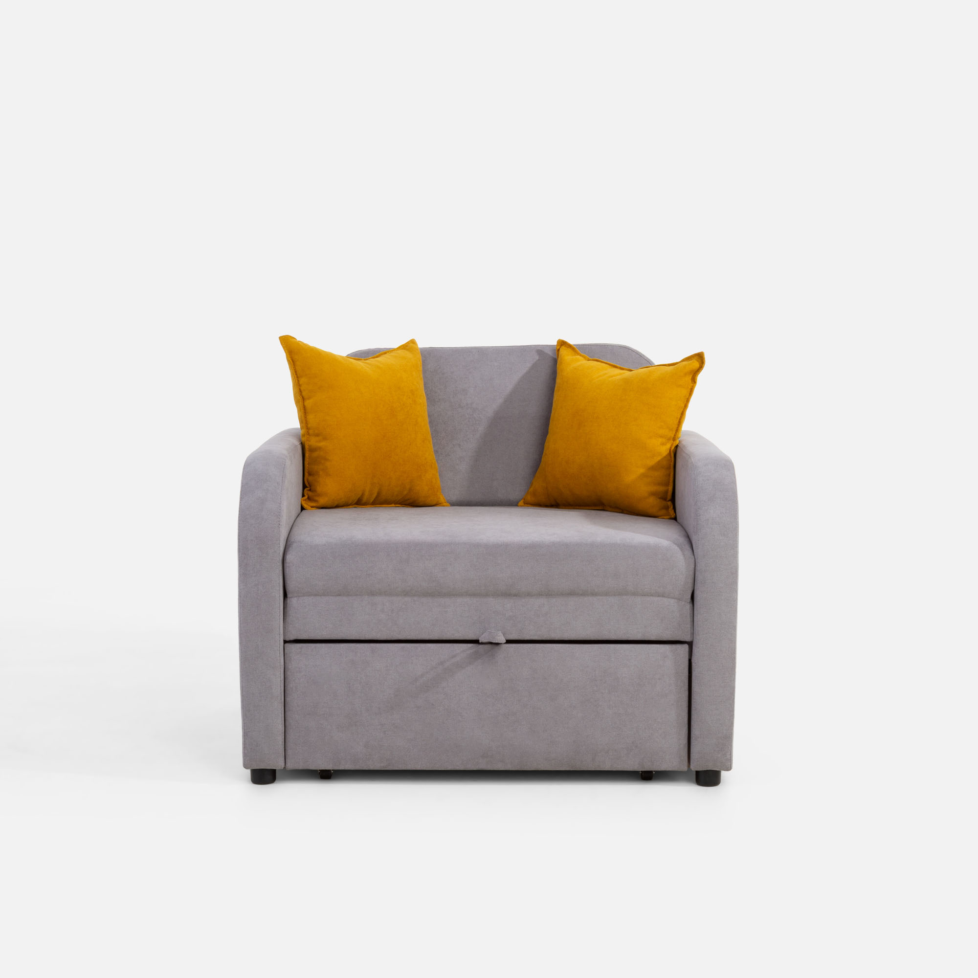Sofa 1-osobowa rozkładana MINI szara