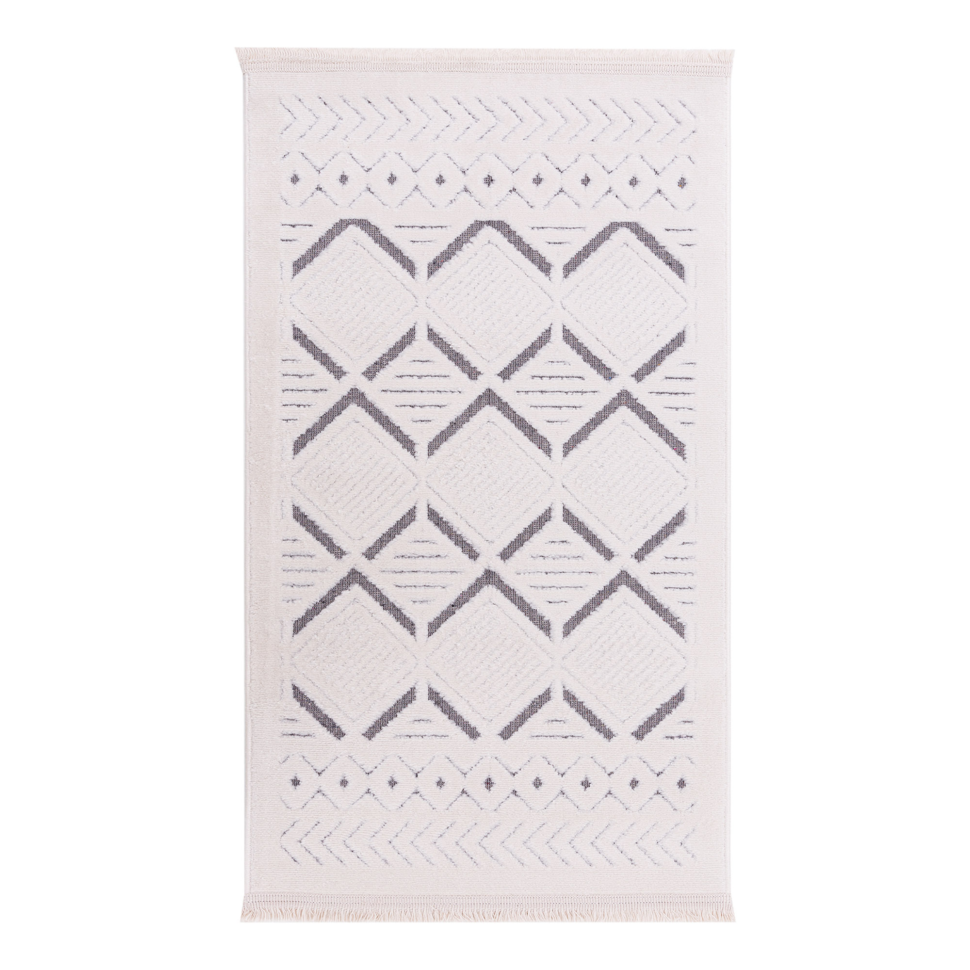 Dywanik 3D Kremowy Cottone 67x120 cm