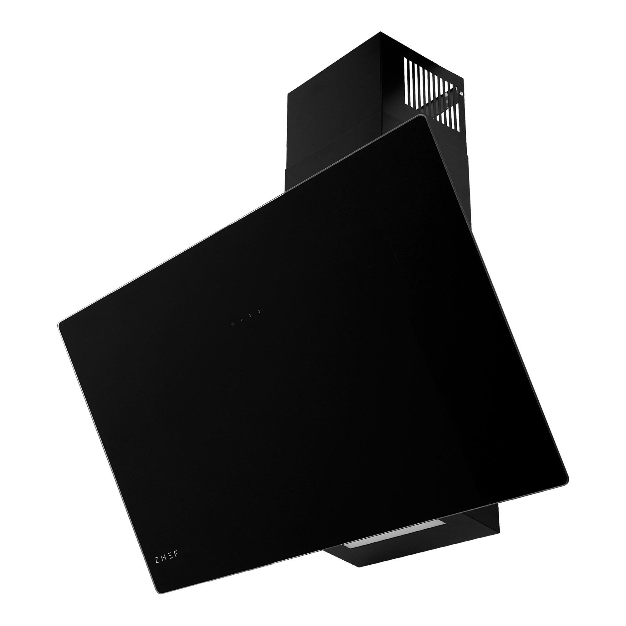 Okap Przyścienny Czarny Zhef Okpzh13ef