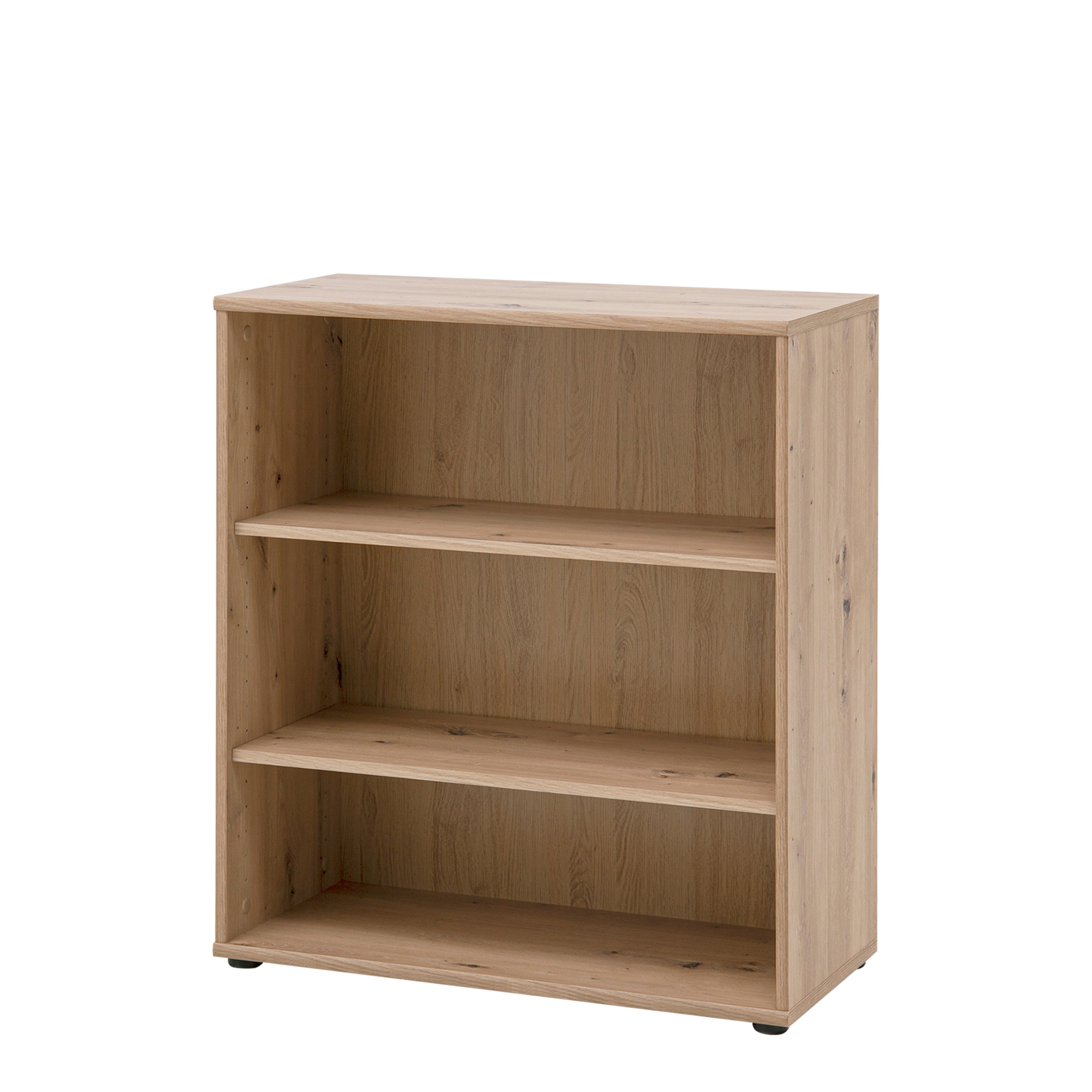 Regał Niski Tempra z 3 Wnękami 2 Dąb Artisan