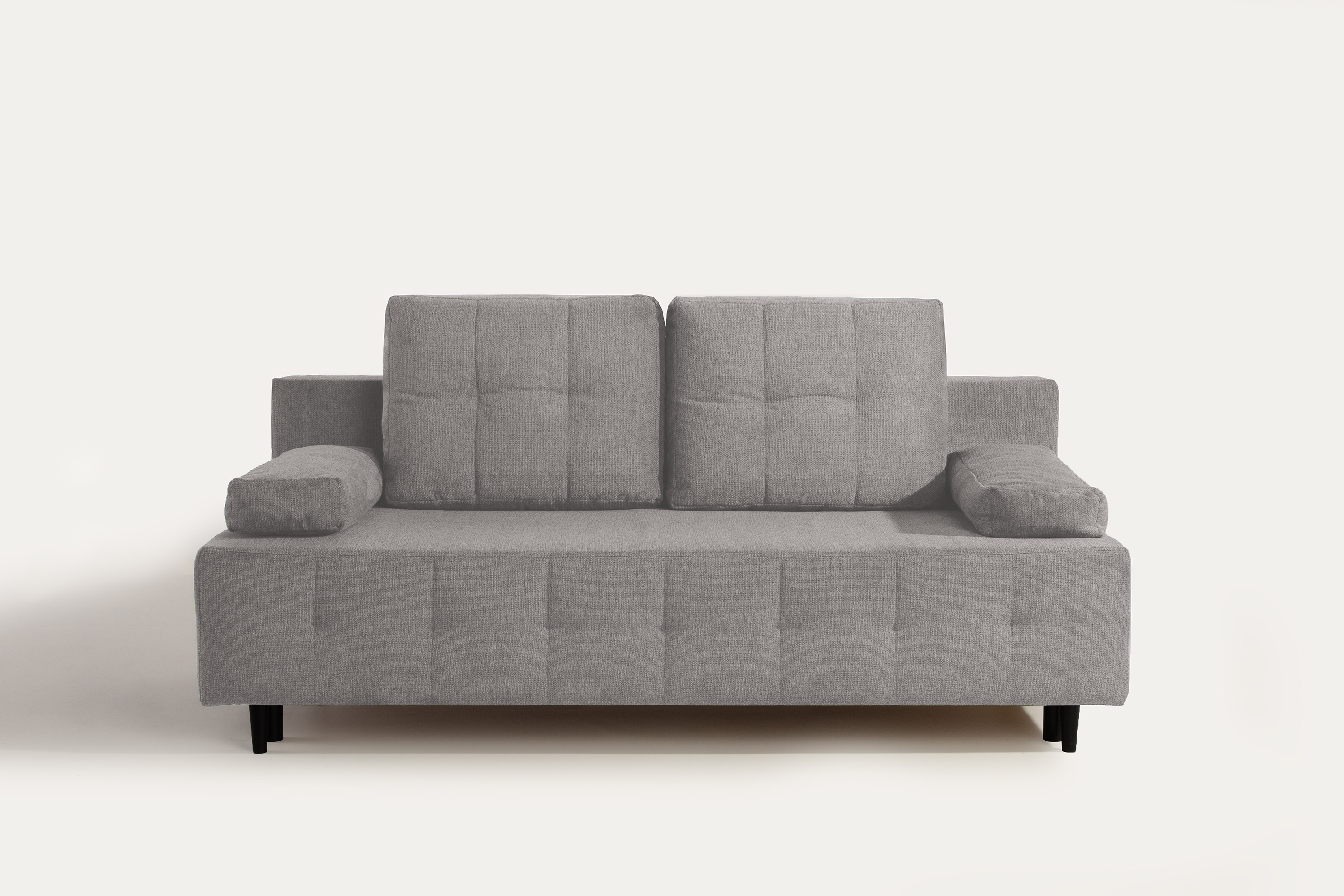 Sofa rozkładana 3-osobowa jasnoszara ARIEL