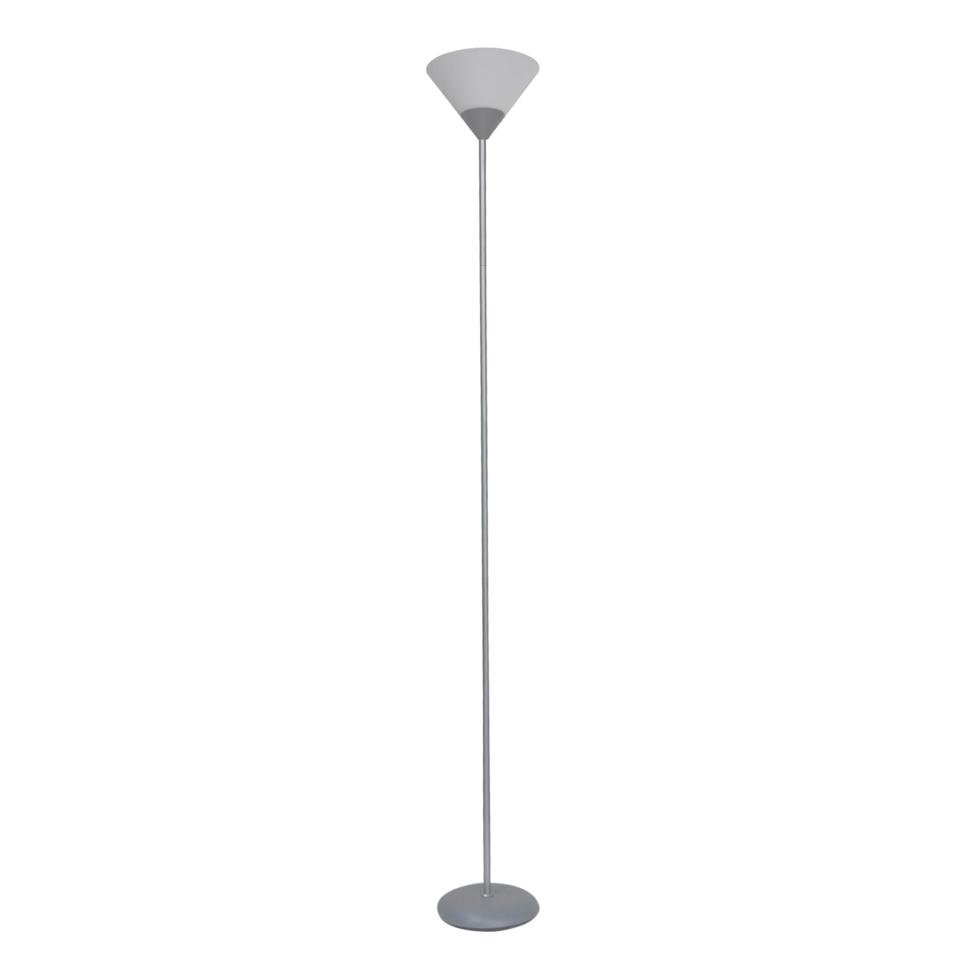 Lampa Podłogowa Srebrna Moren