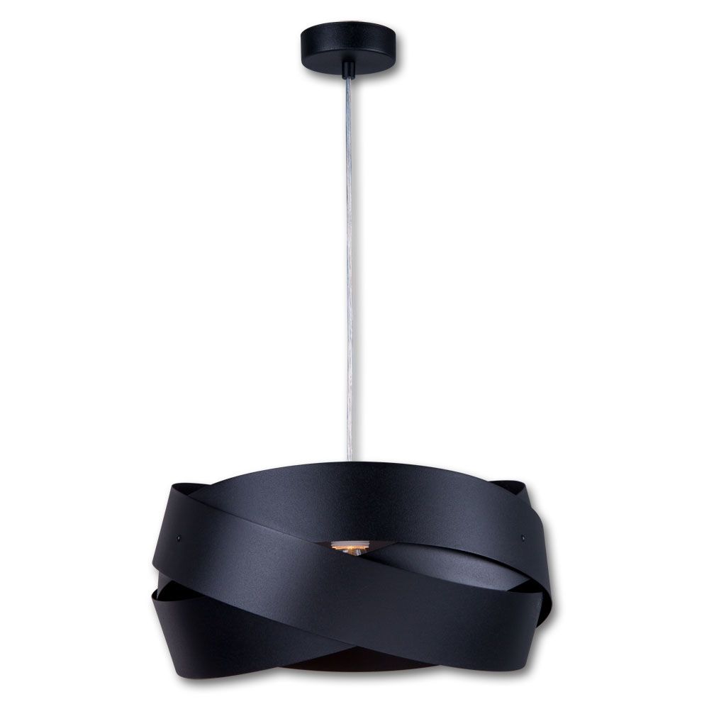 Lampa Wisząca Czarna Tornado