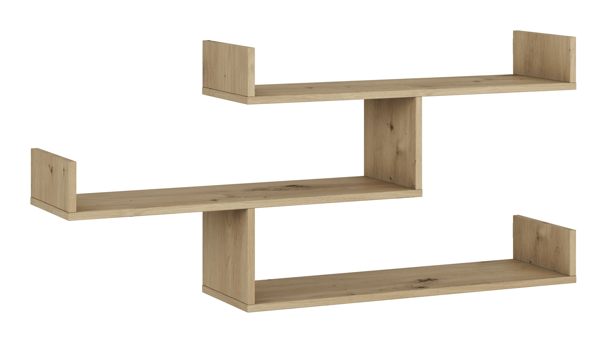 Półka Potrójna Trio Dąb Artisan