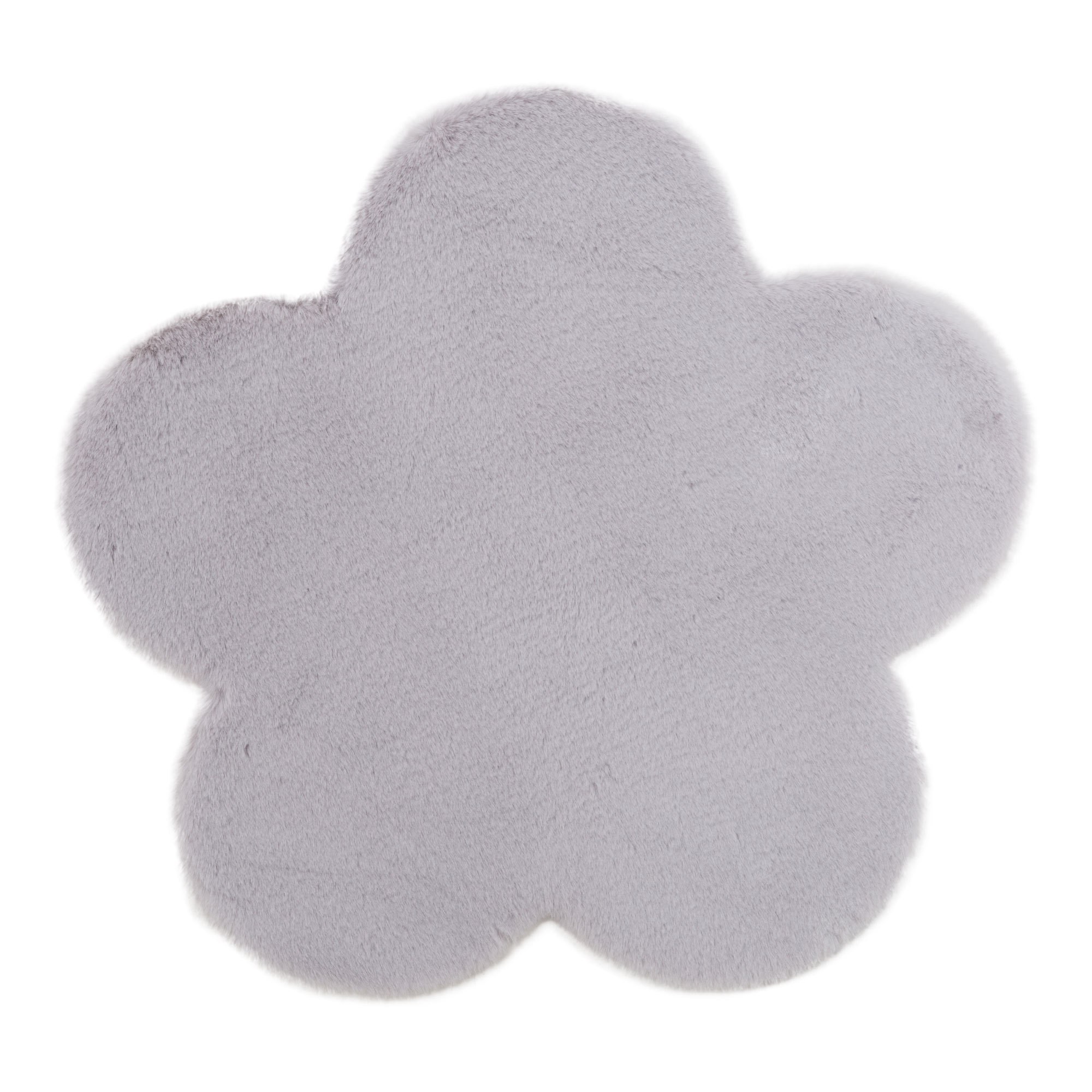 Dywanik Szary Kwiatek Nebbia 60x60 cm