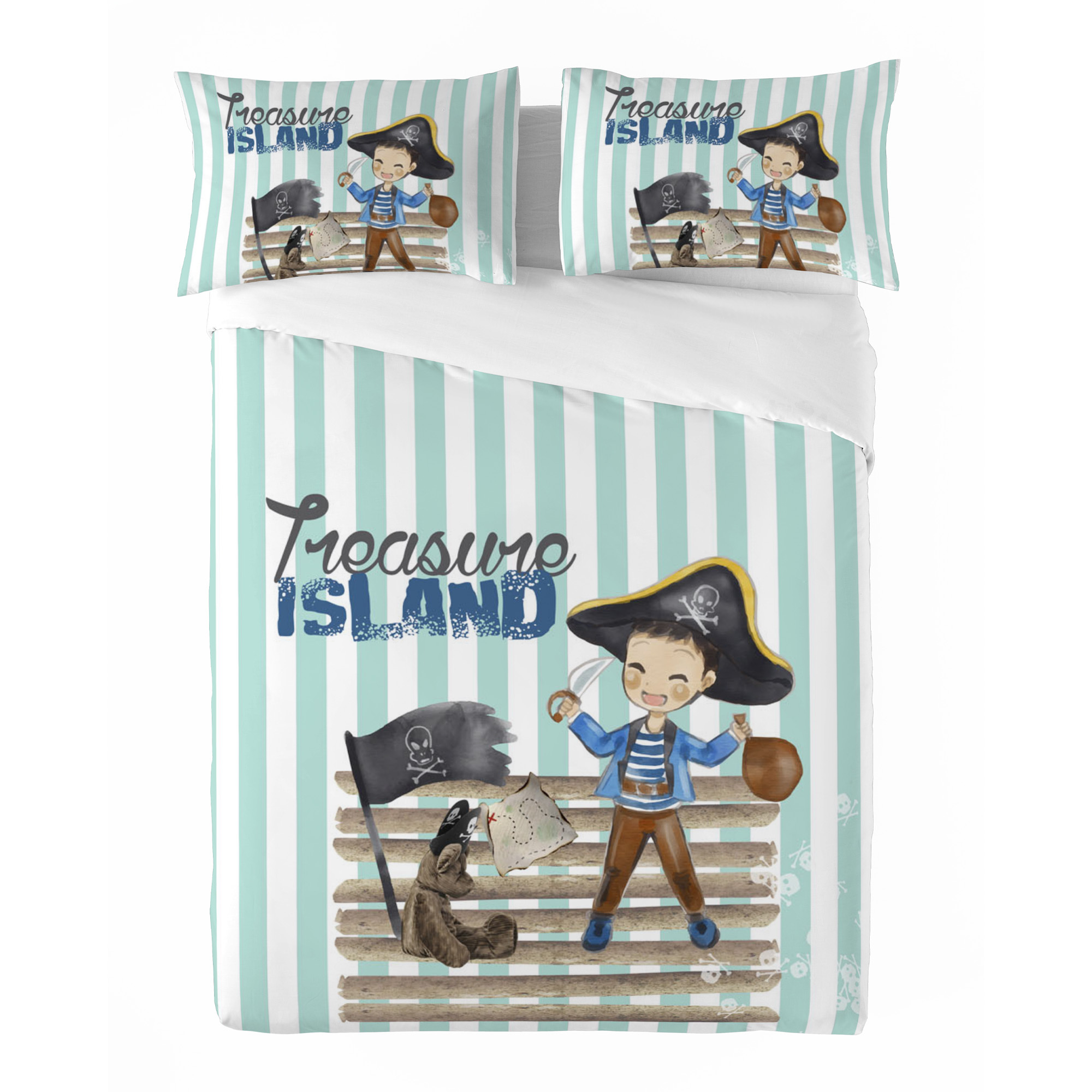 Komplet Pościeli Bobo Pirat 160x200 cm