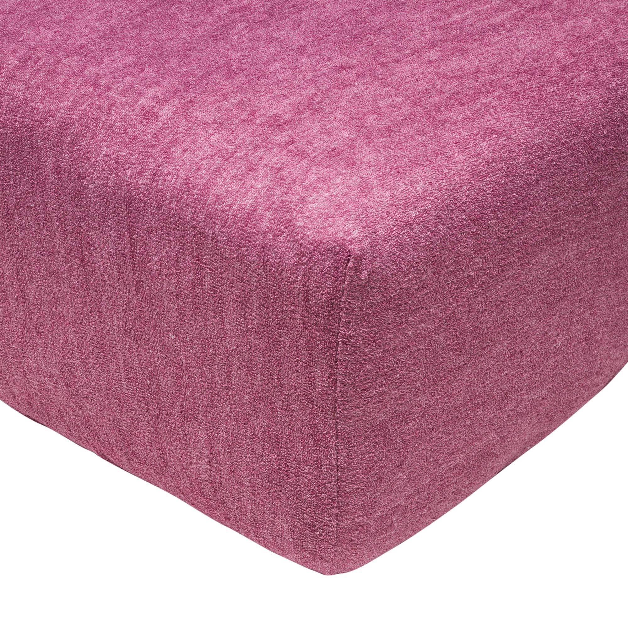 Prześcieradło frotowe FROTTI różowe 200x220 cm