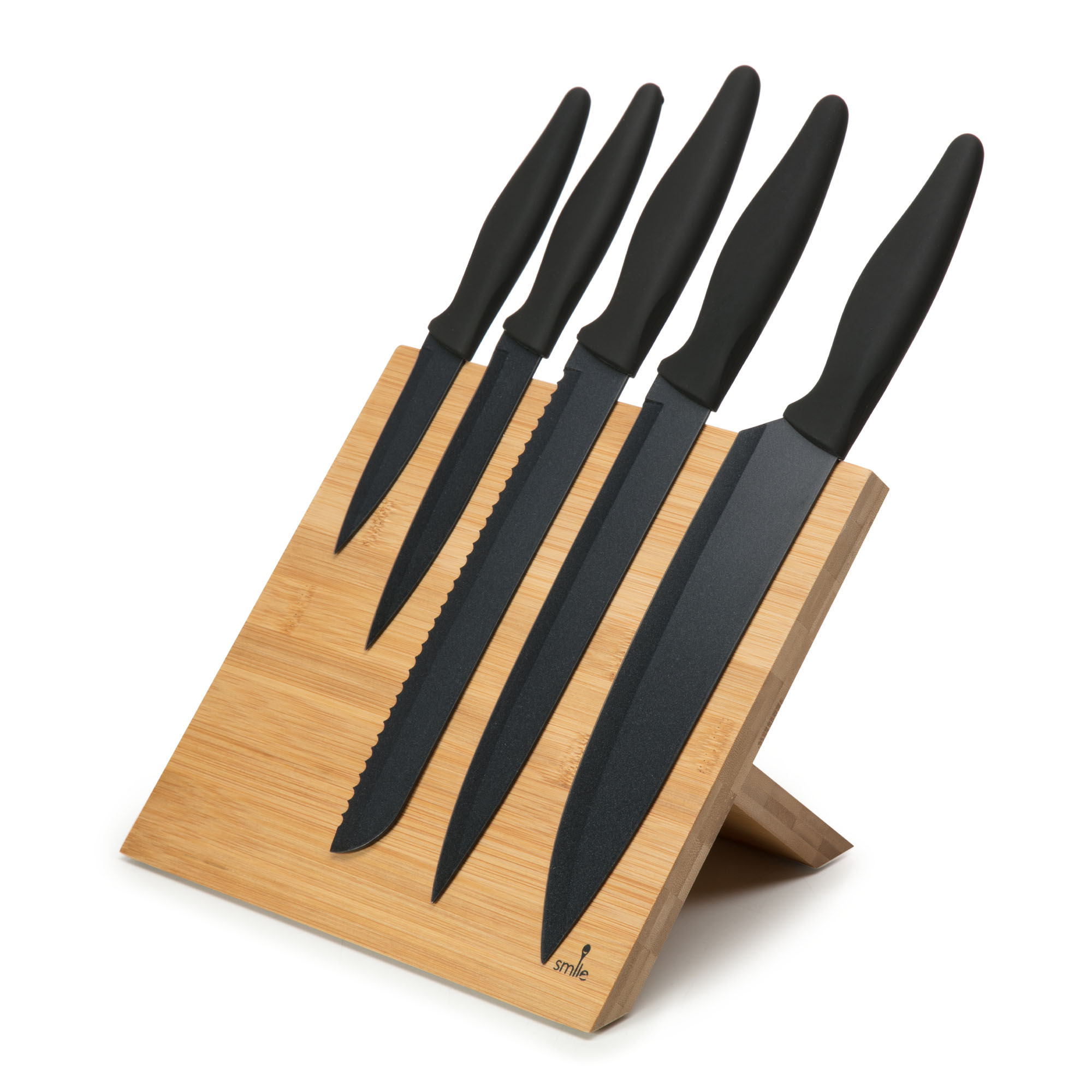 Komplet 5 Noży na Bloku Magnetycznym