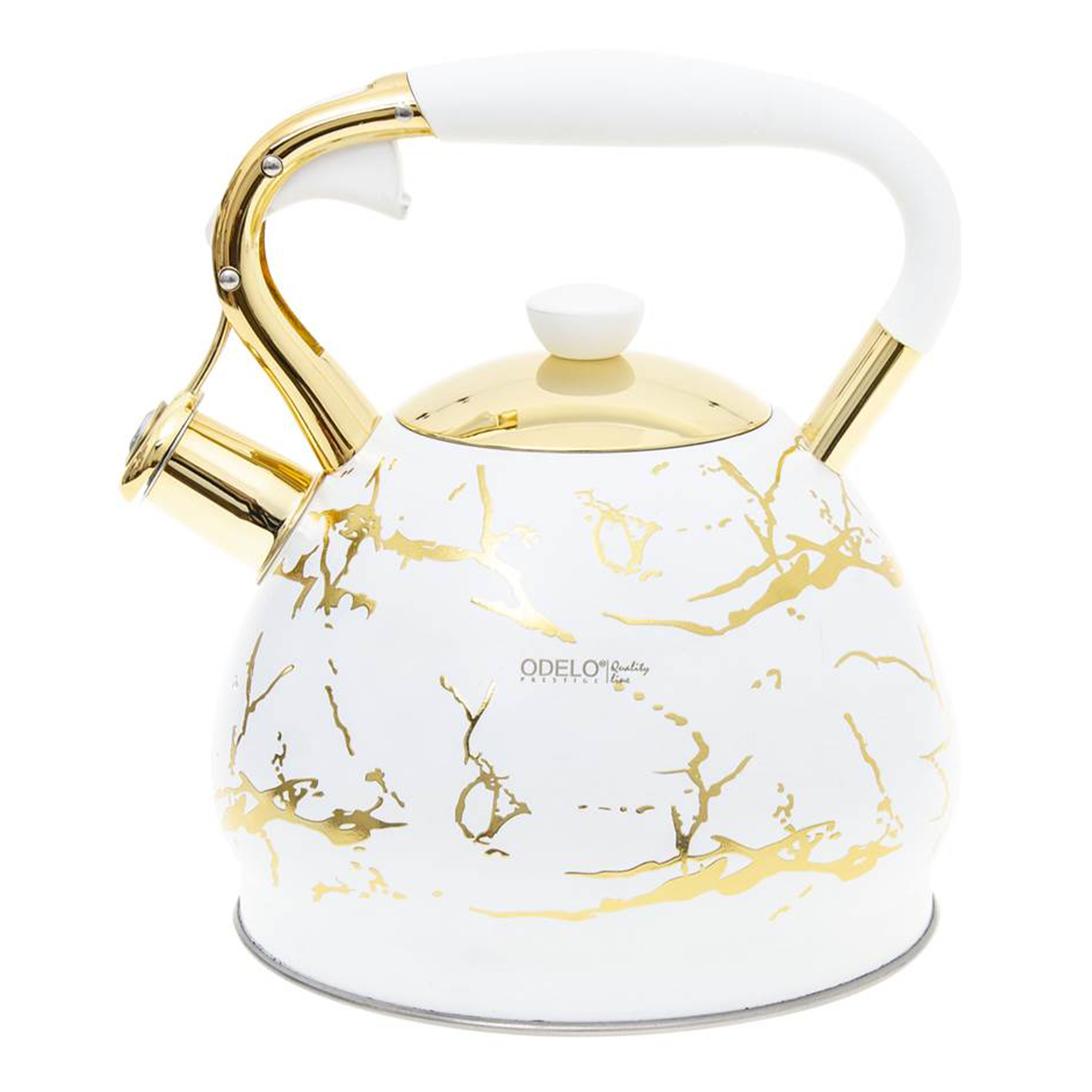 Czajnik na Gaz i Indukcję Biało-złoty Dario 3l