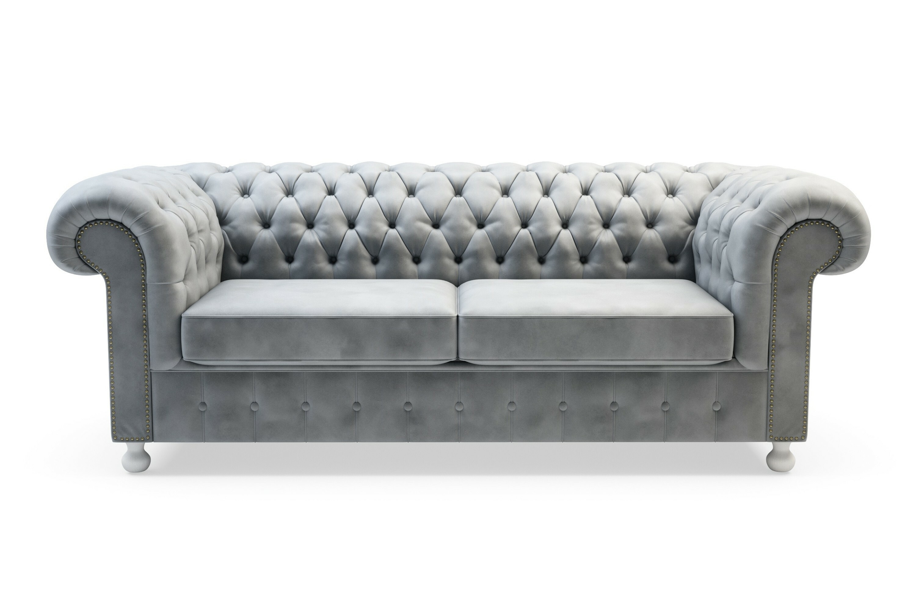 Sofa Glamour Szara Chester