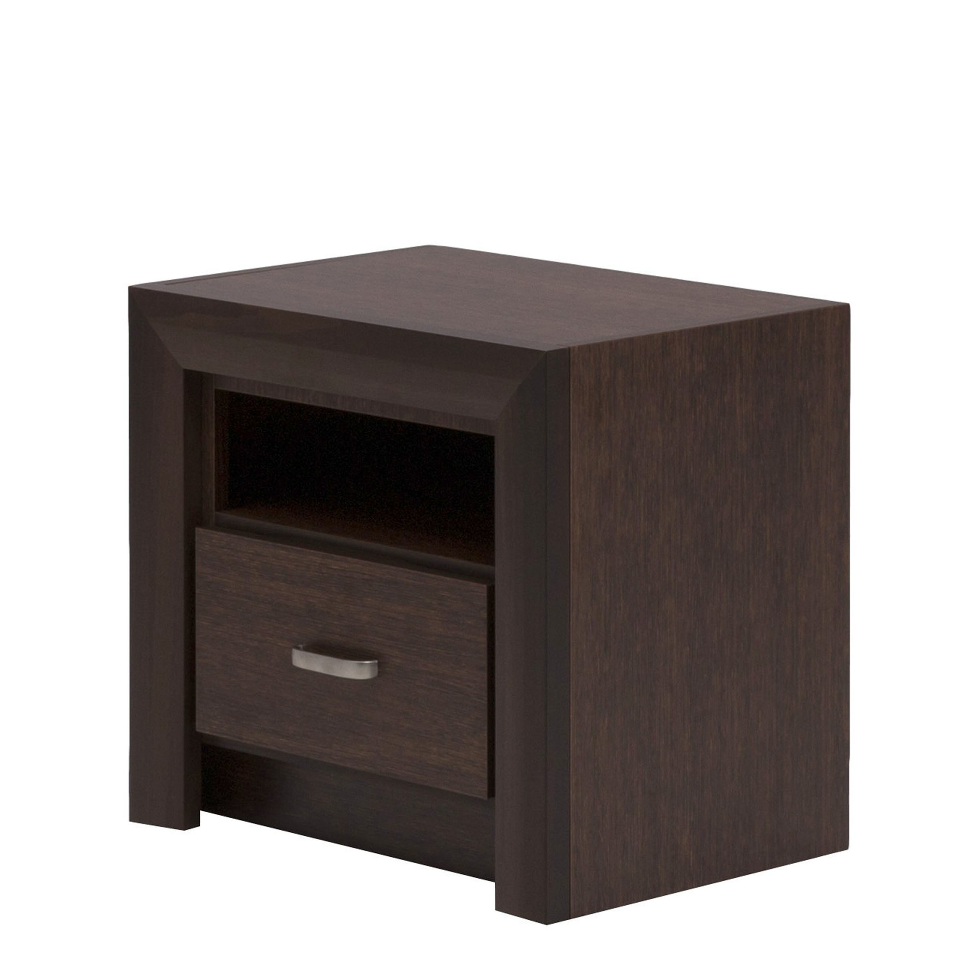 Szafka Nocna z Szufladą Ciemny Brąz Paris