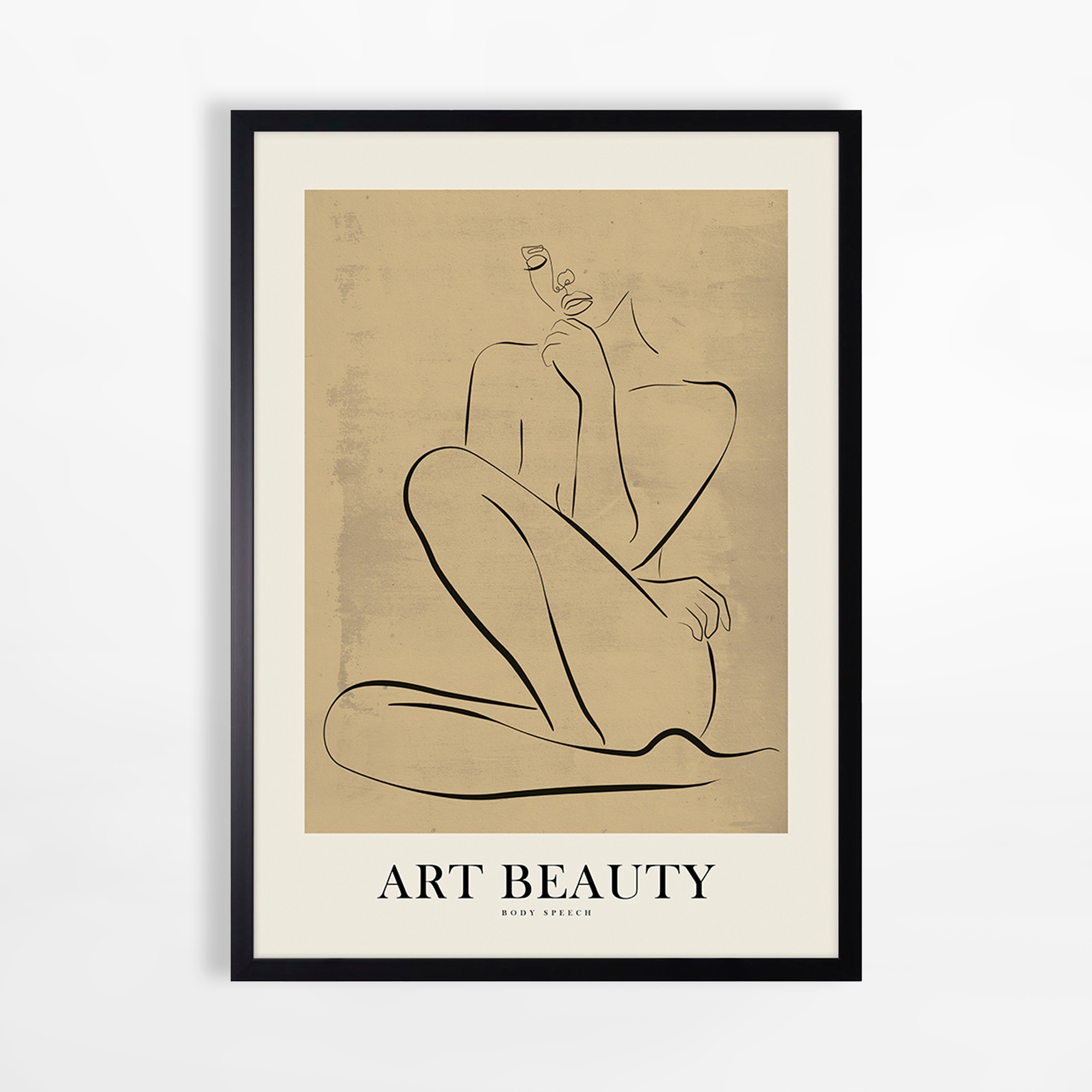 Obraz w Czarnej Ramie Art Beauty I 50x70 cm