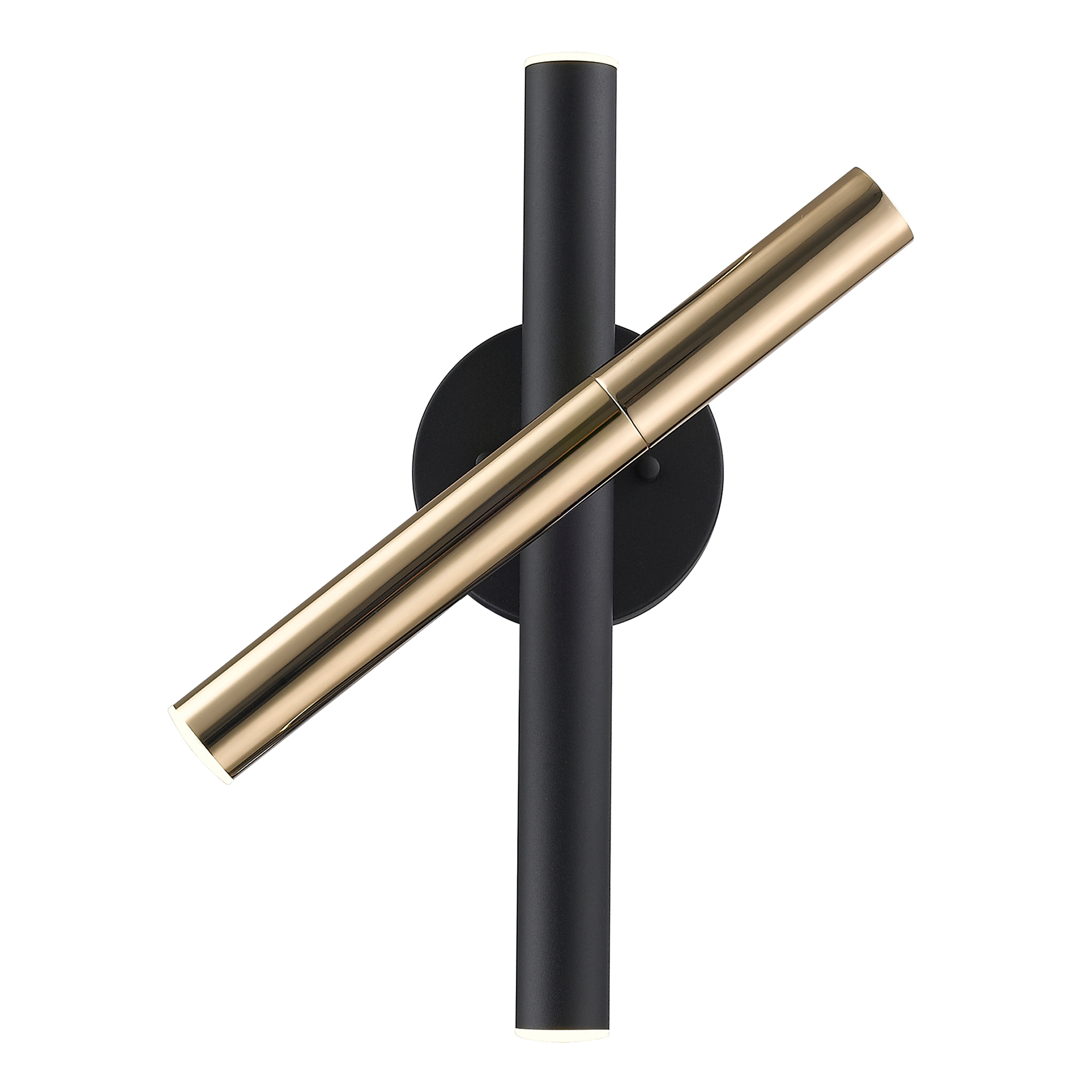 Kinkiet Led Czarno-złoty Loya