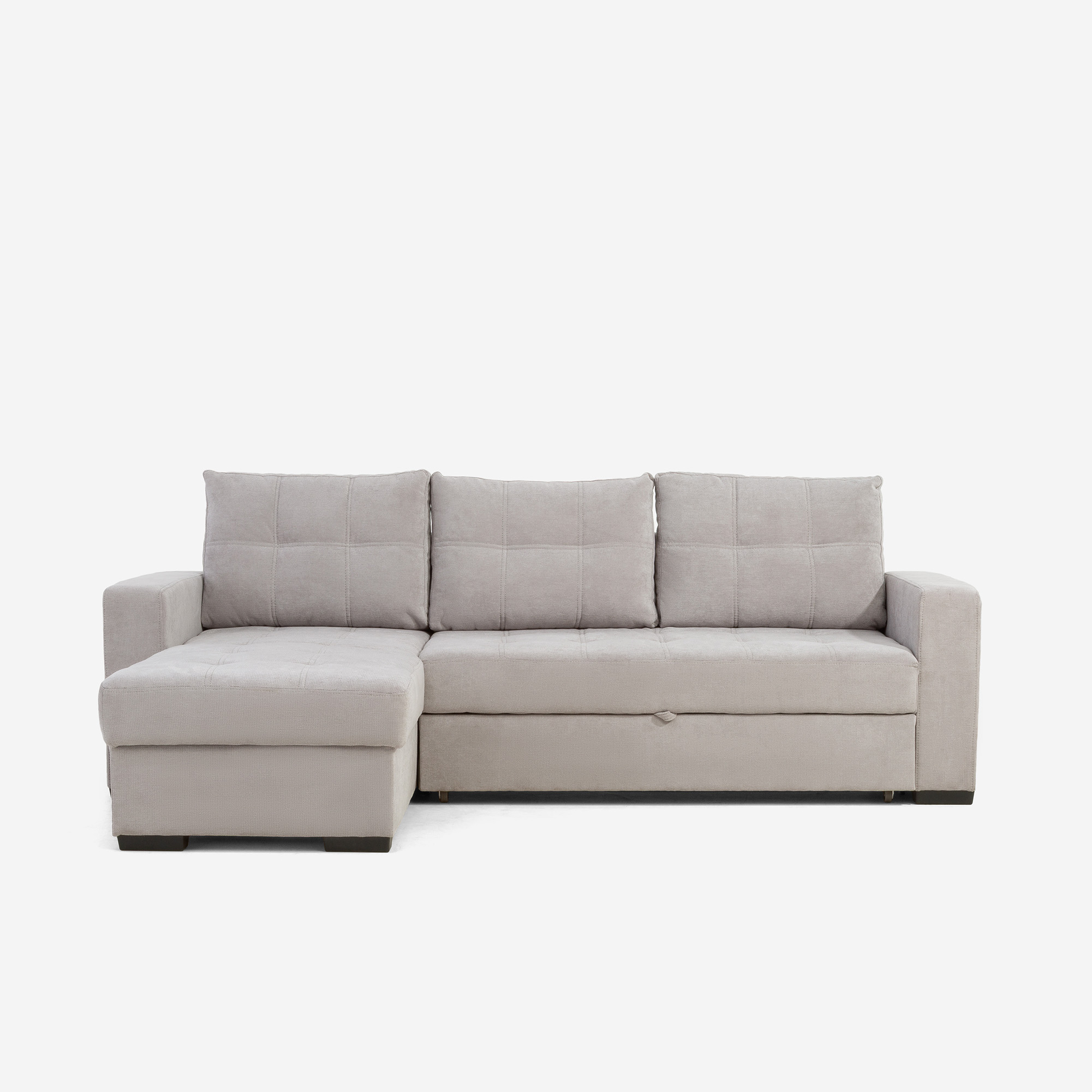 Narożnik rozkładany szary MEDINA