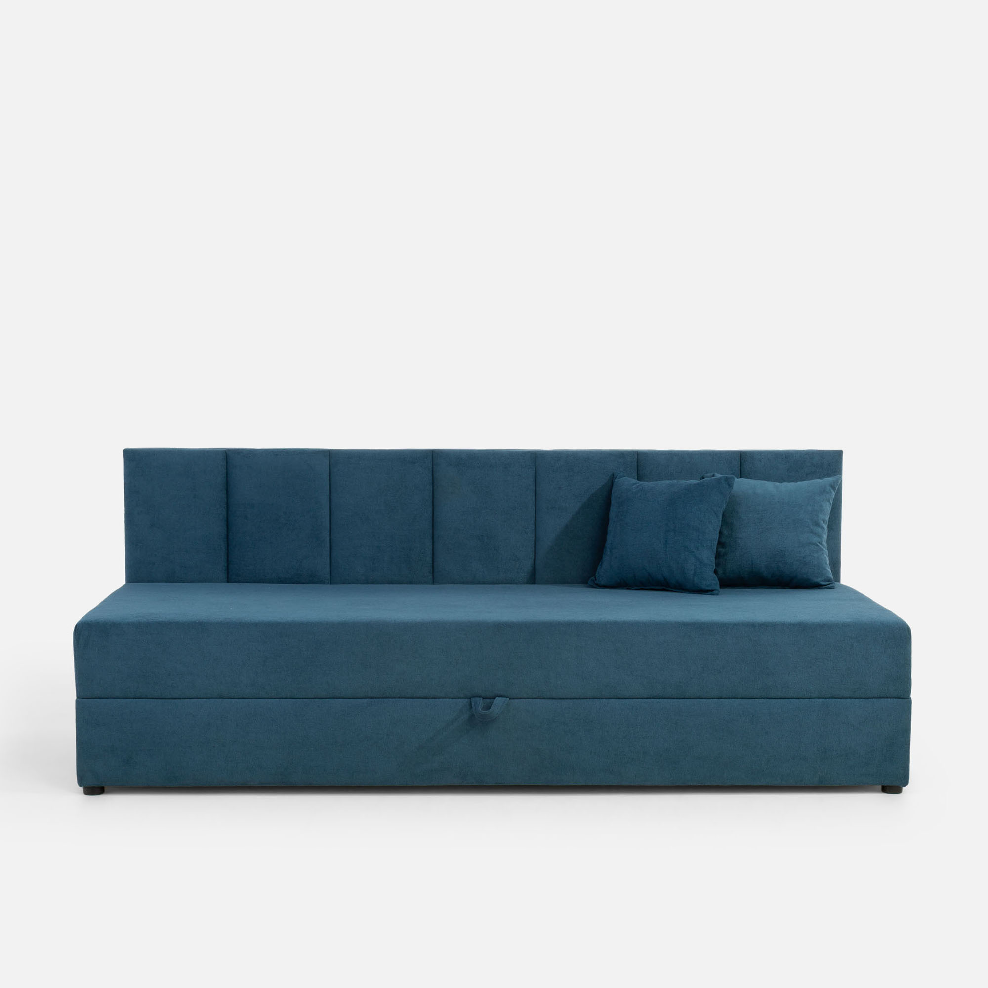 Tapczan młodzieżowy niebieski KLARA 80x200 cm