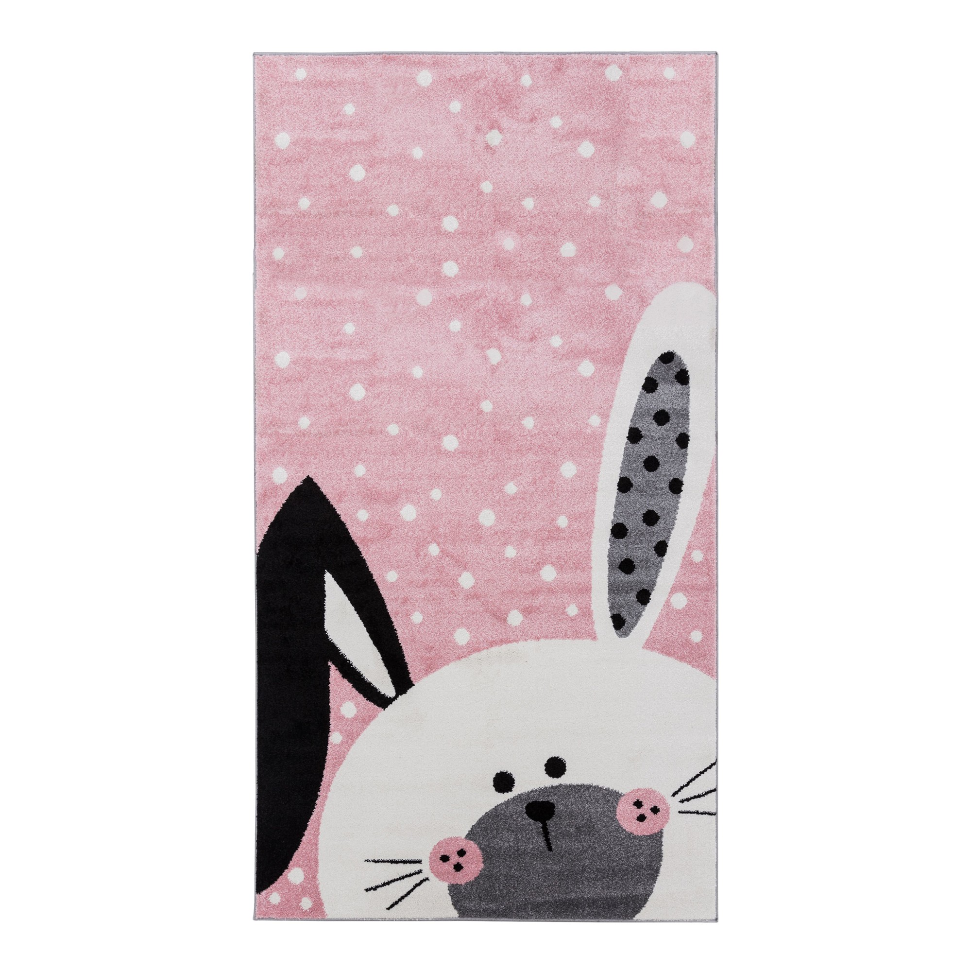 Dywan Różowy, Królik Happy 80x150 cm