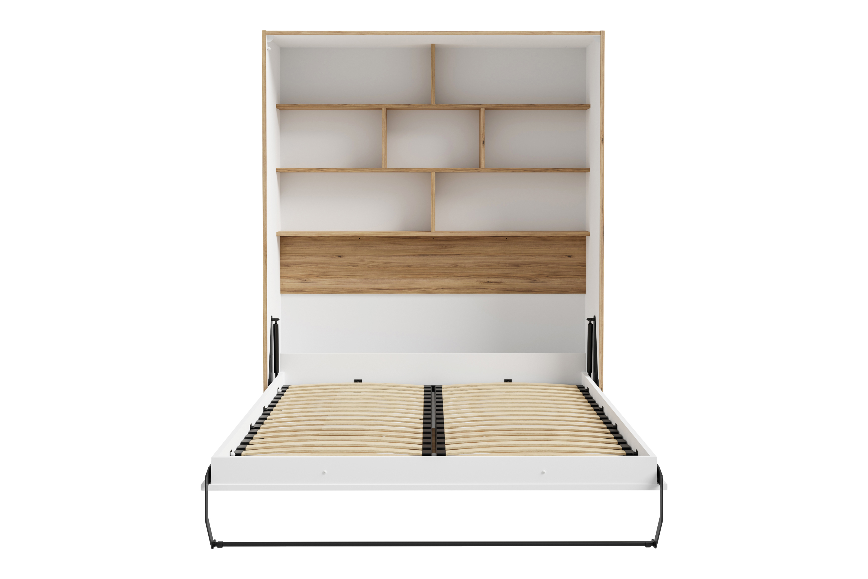 Łóżko Składane z Regałem S-room 160x200 cm