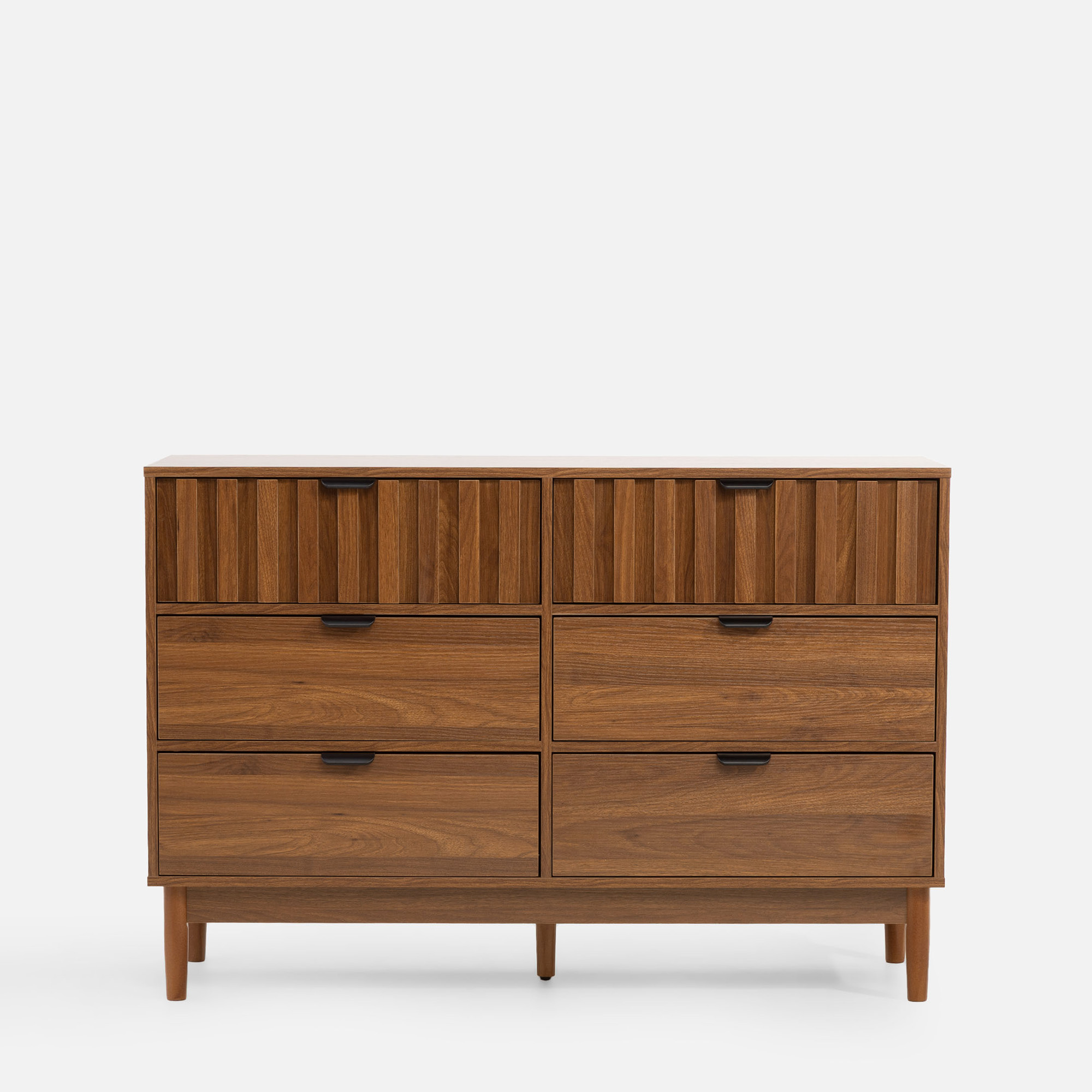 Komoda z szufladami ryflowana TURRO