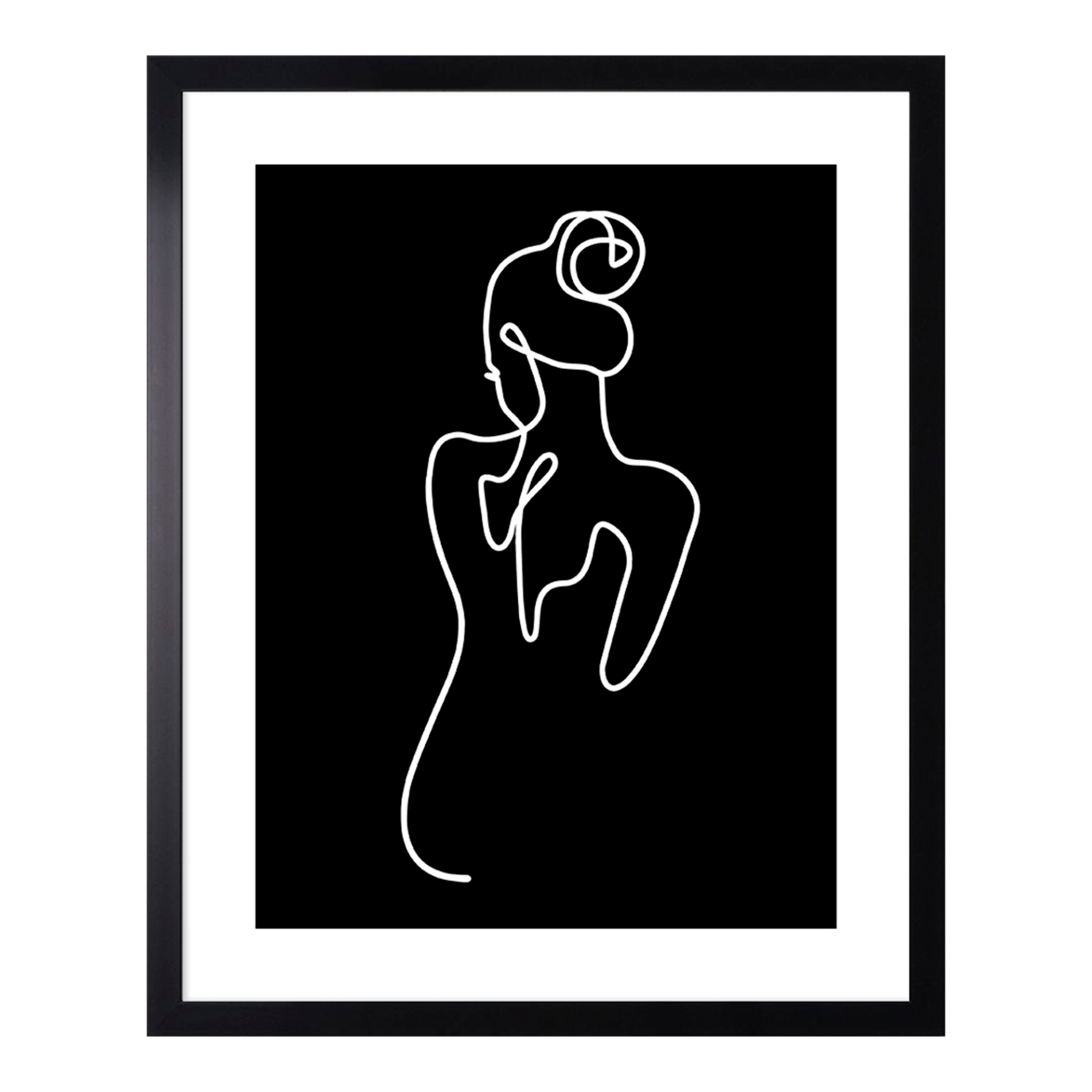 Obraz Line Art Kobieta Linear I 43x53 cm