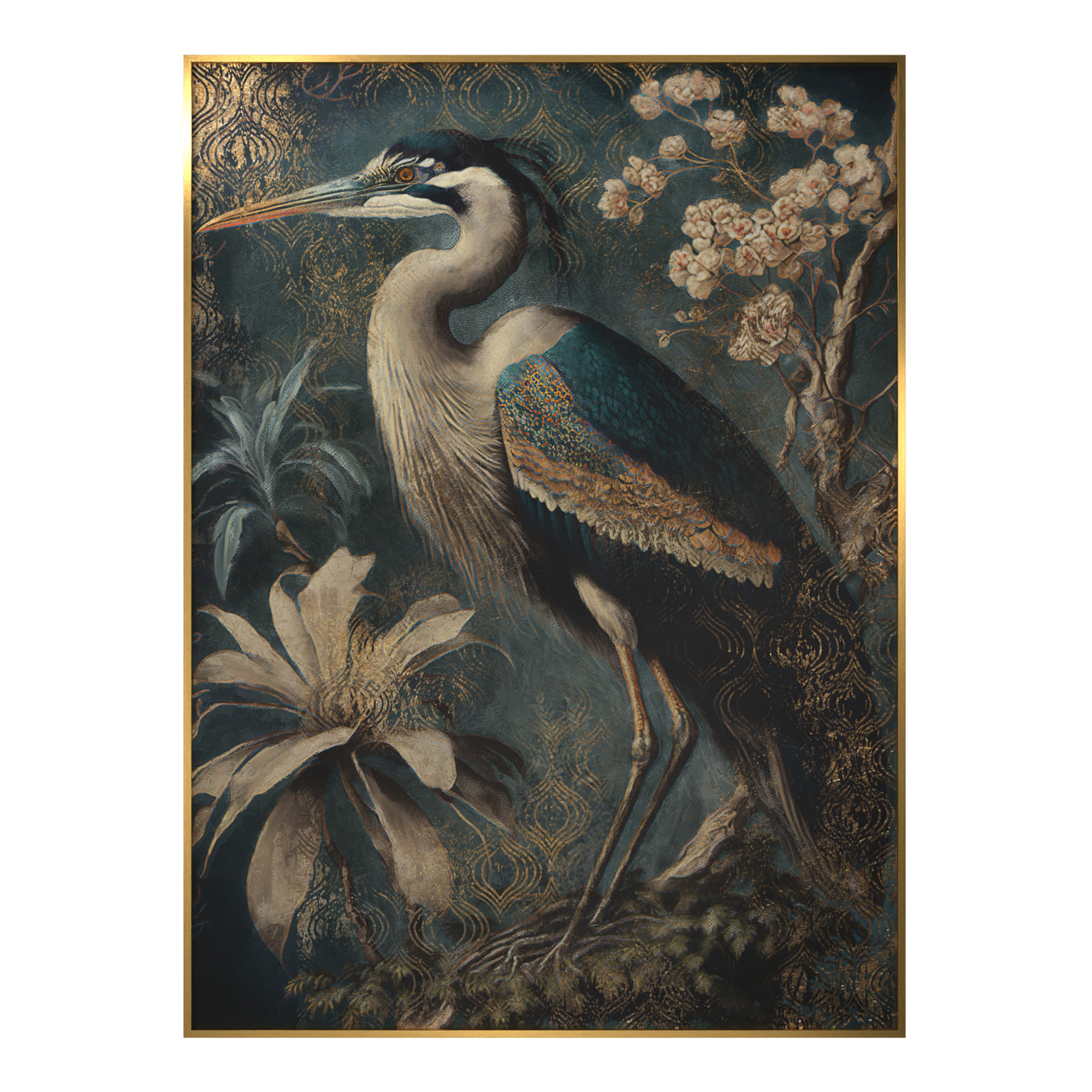 Obraz do Salonu Green Heron 50x70 cm