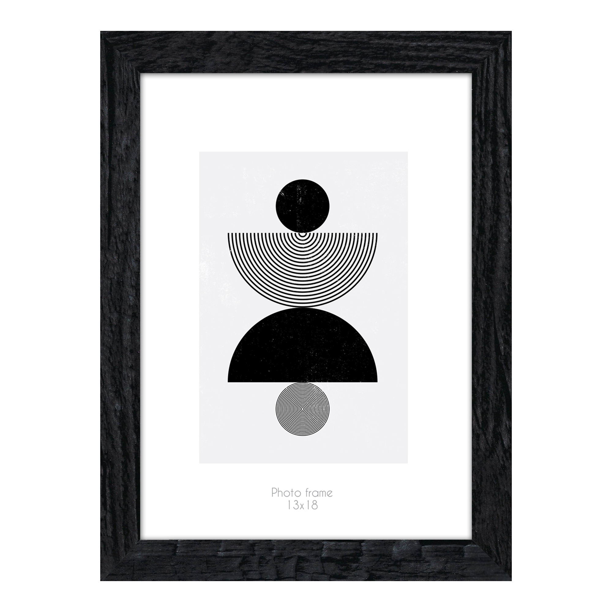 Ramka na Zdjęcie 13x18 Czarna Kyoto