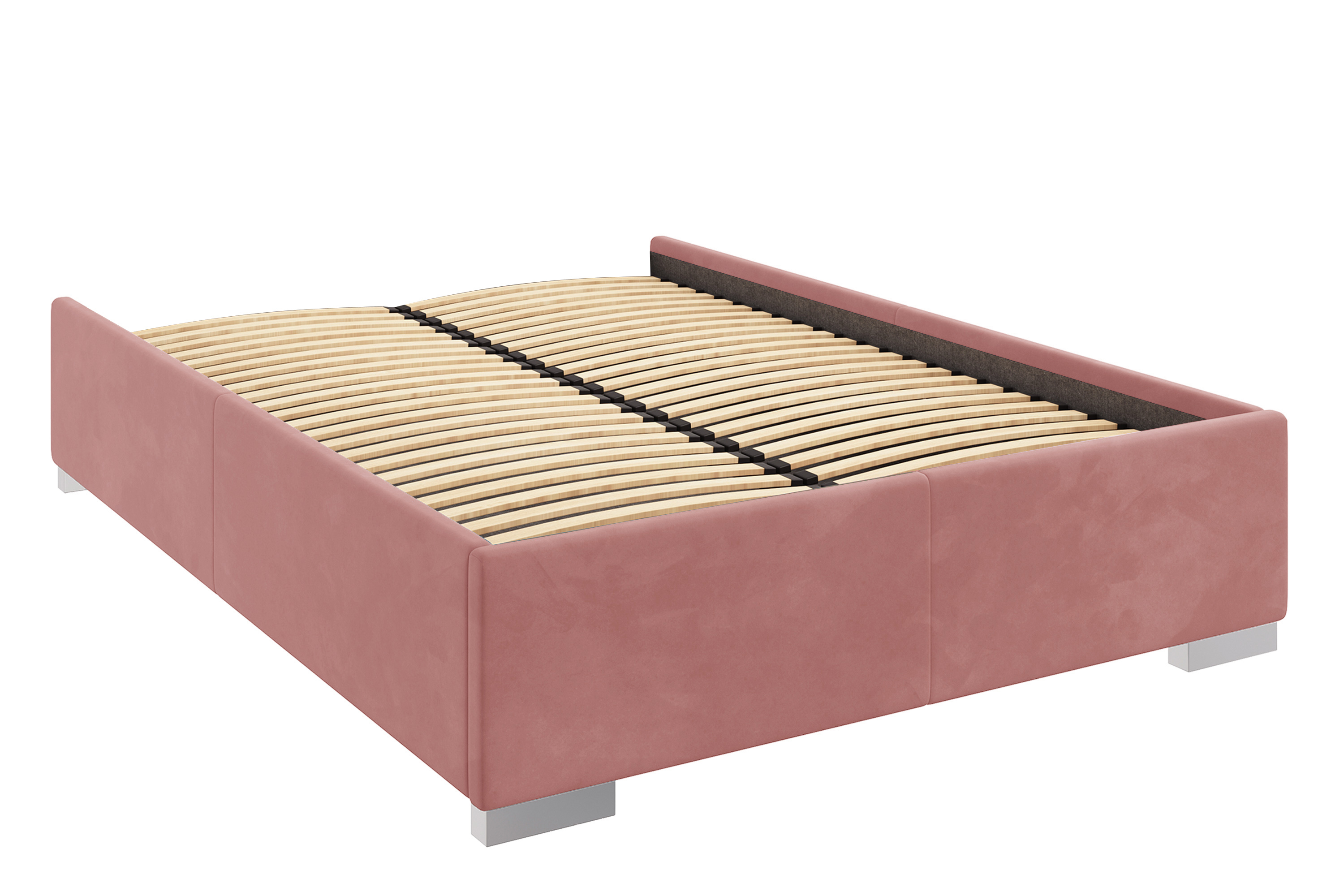 Rama Łóżka ze Stelażem Fibi Full GR. 5 140x200 Różowy