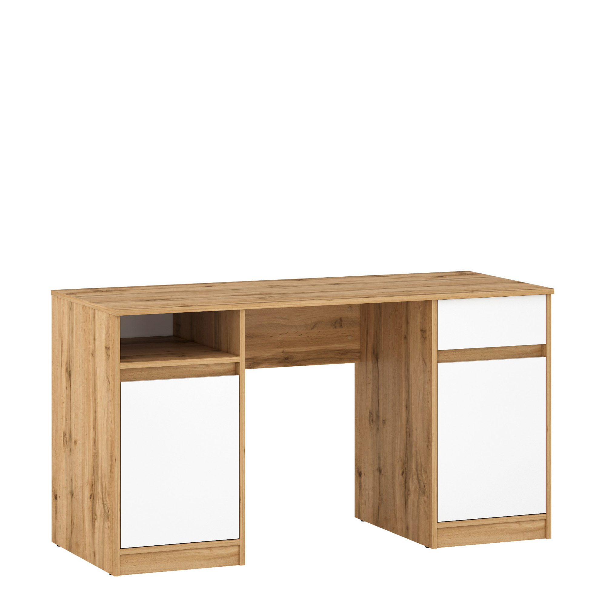 Biurko Bill 2d1s Białe Fronty