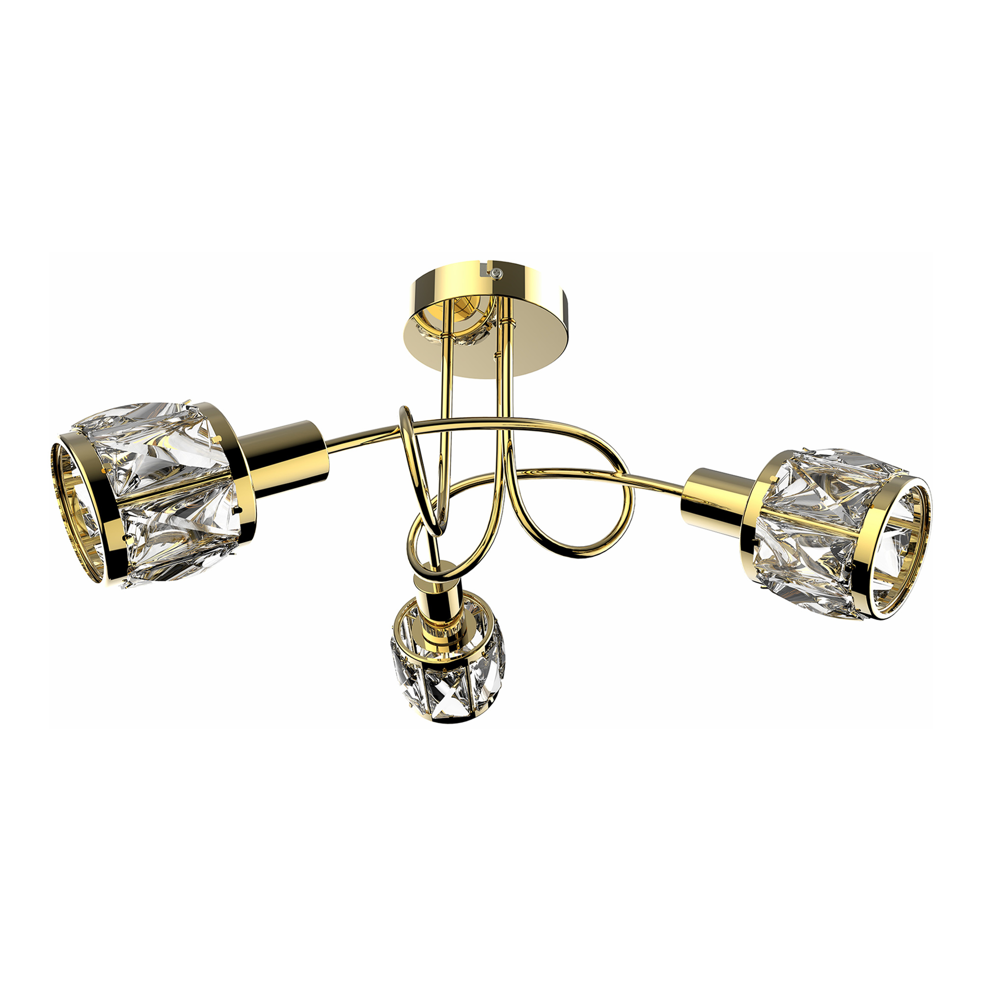 Lampa Sufitowa Złota Nela 3