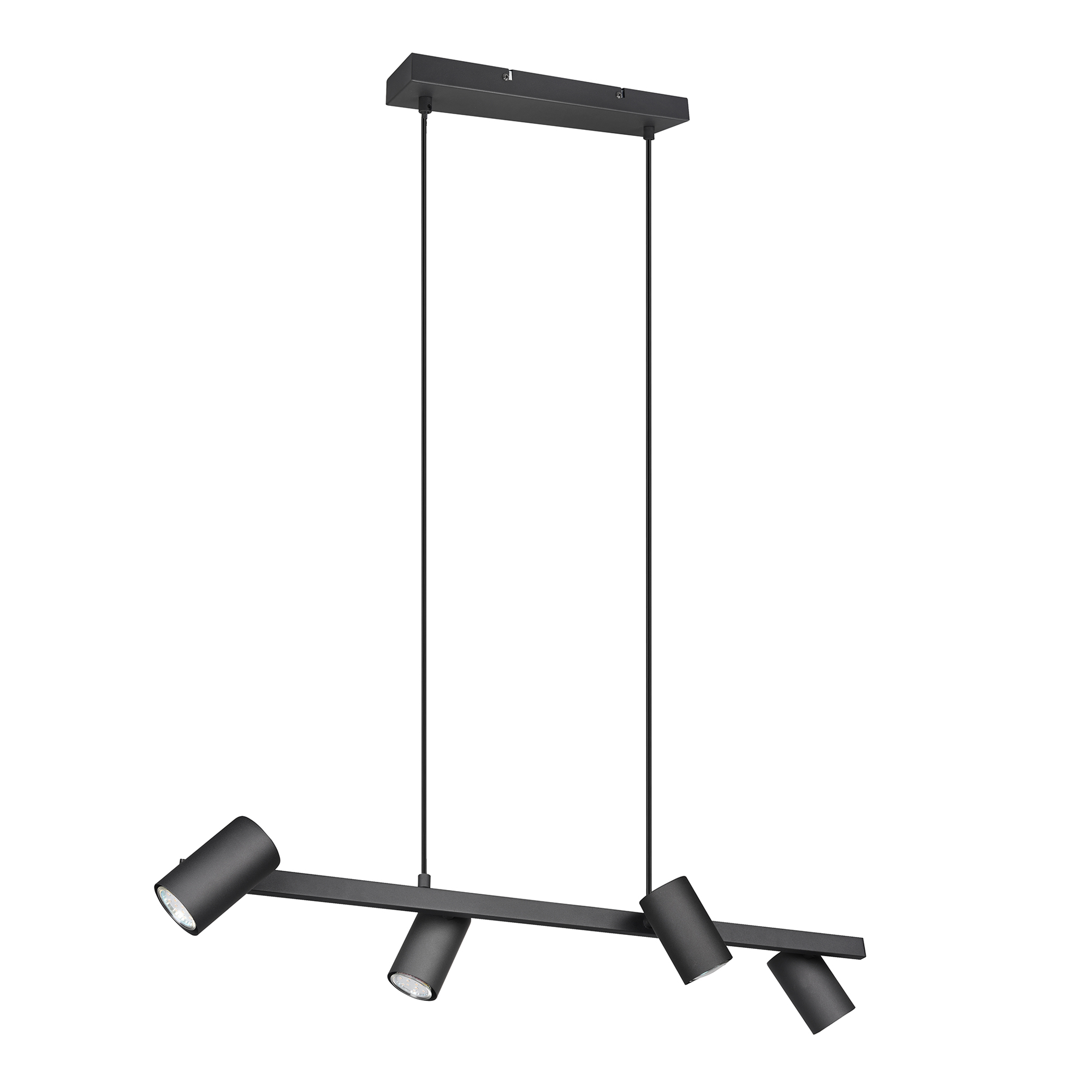 Lampa Sufitowa 4 Reflektorki Czarna Marley