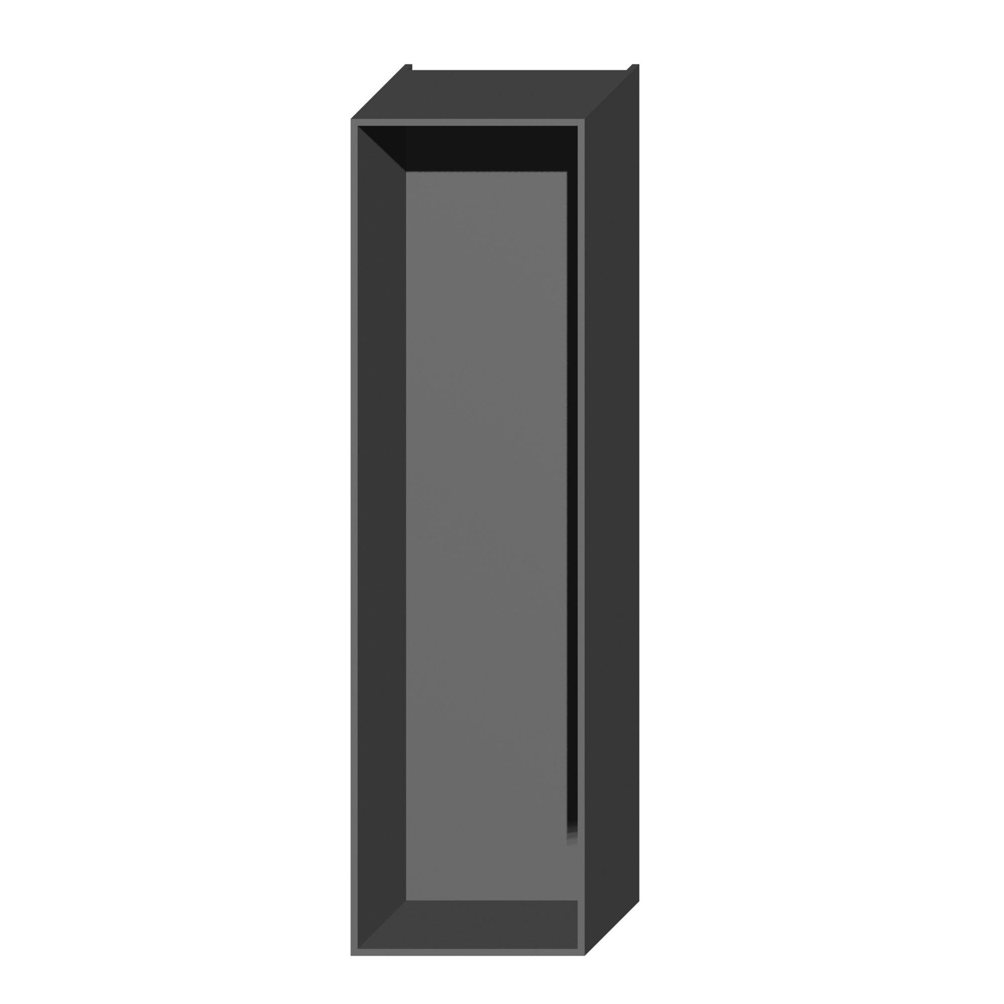 Korpus Słupek Qubik 60x214,6 Grafitowy