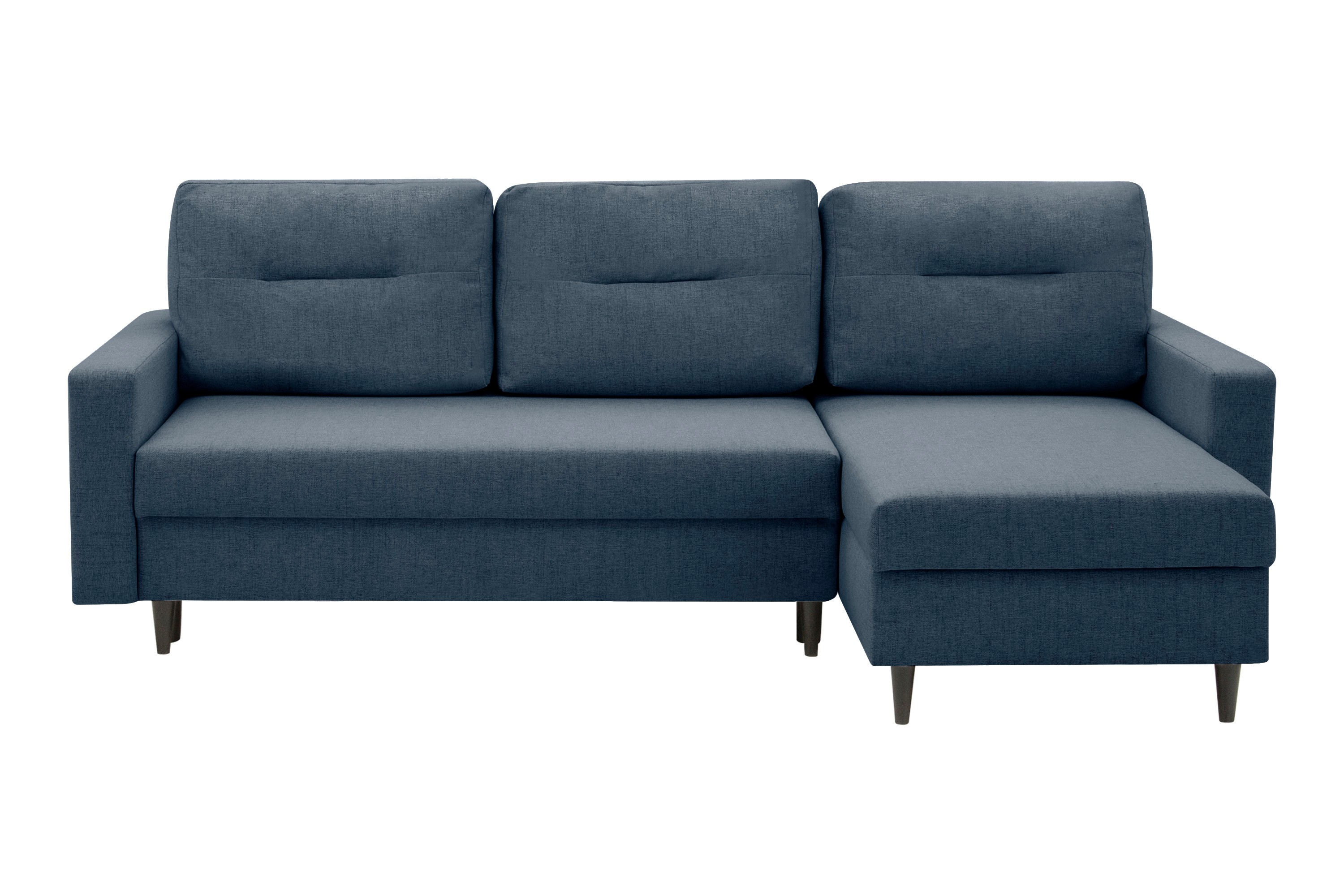 Narożnik z 2 Pojemnikami Ciemnoniebieski Polly