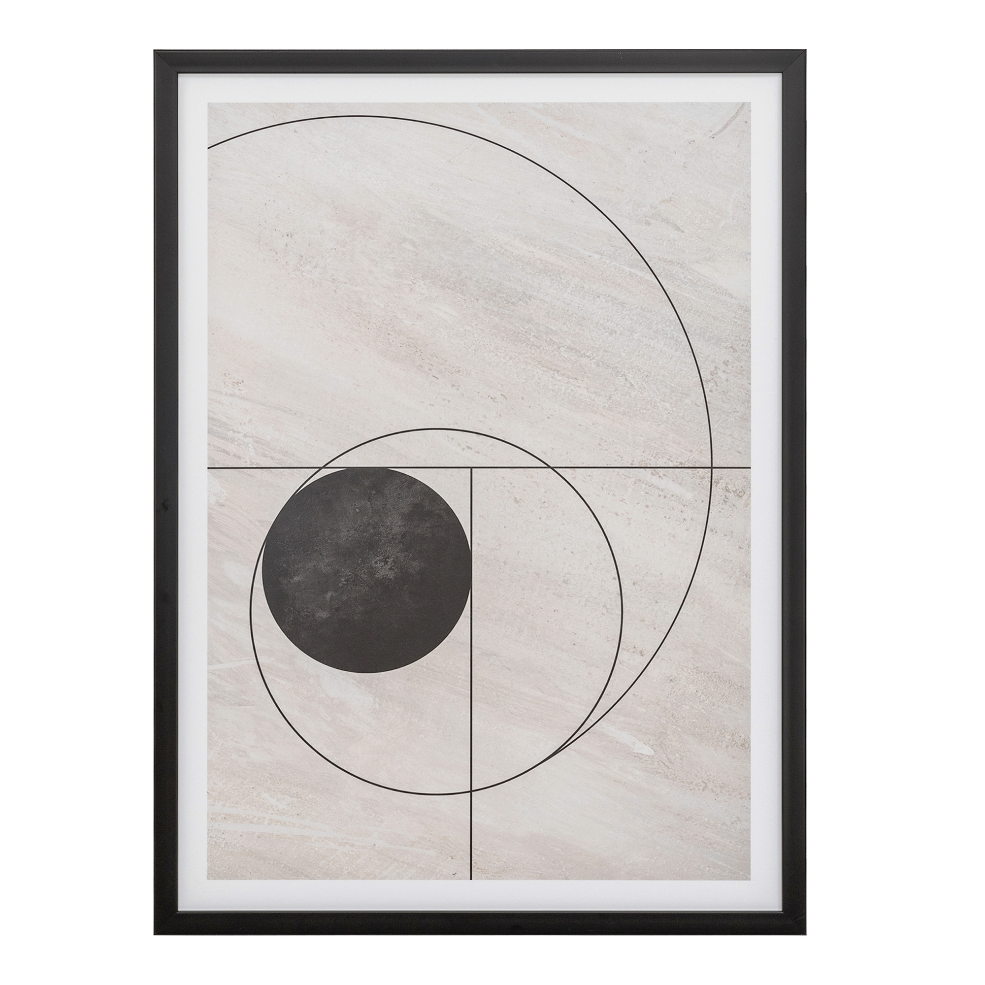 Obraz w Czarnej Ramie Abstract Iii 50x70 cm