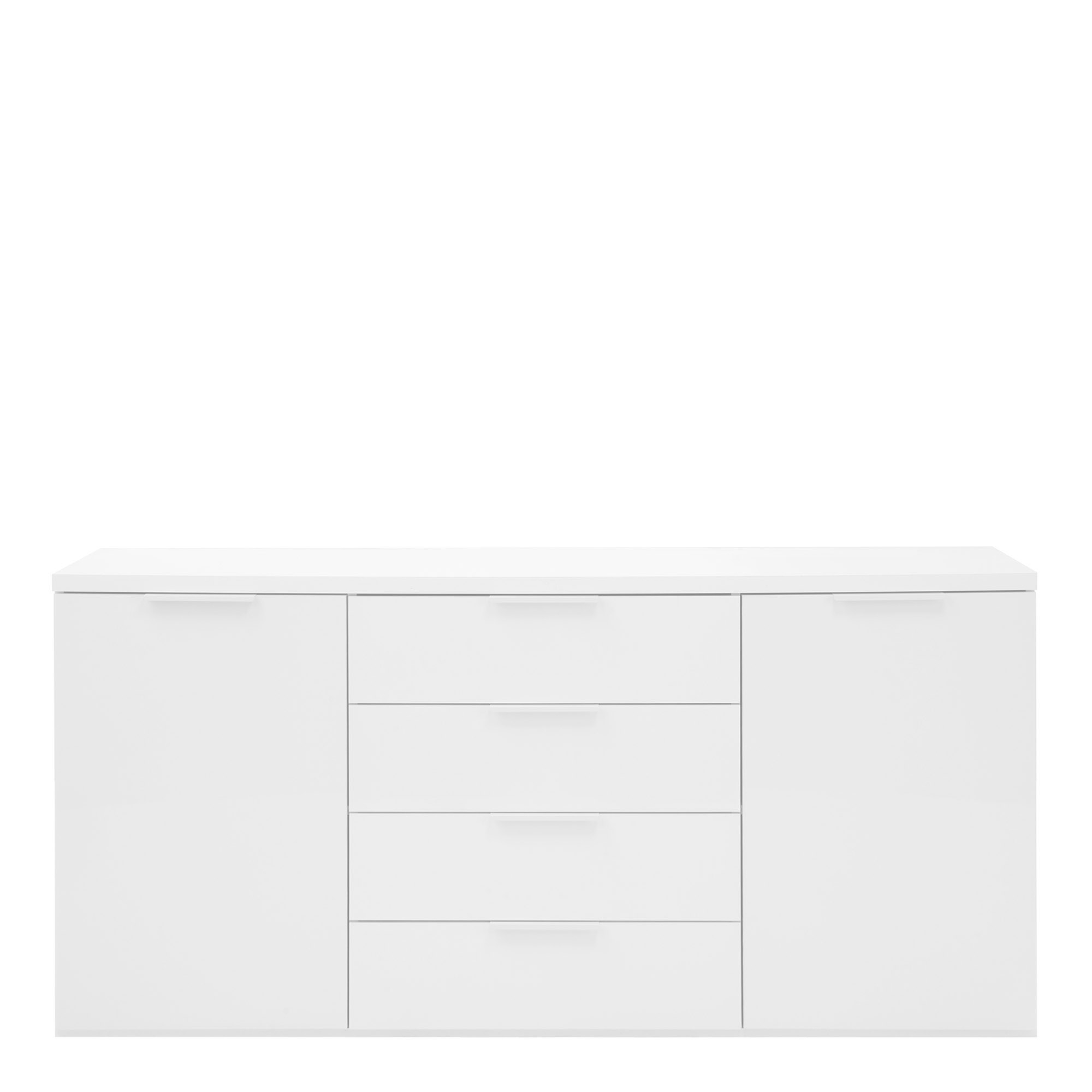 Komoda z szufladami biała MUNDI 170 cm