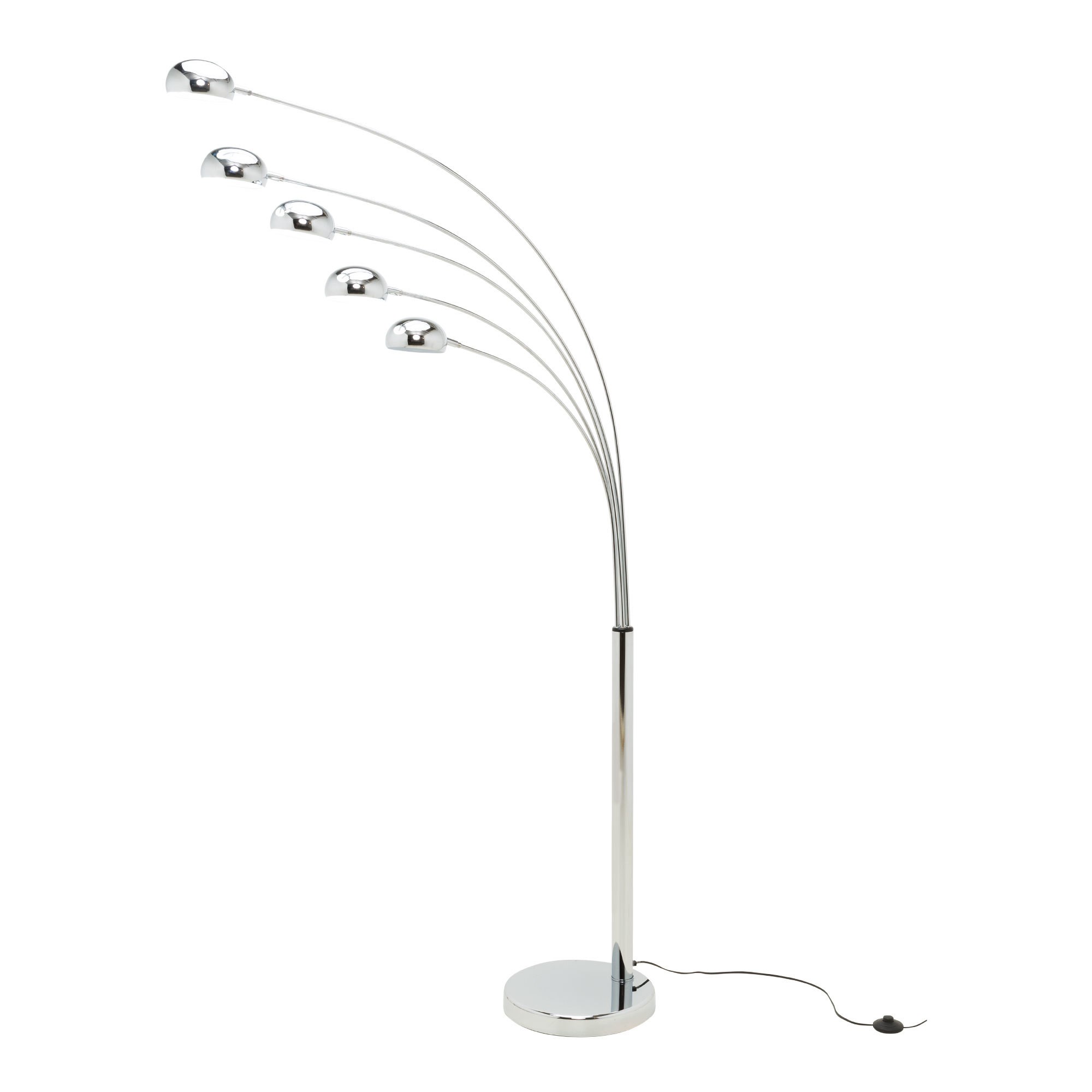 Lampa Podłogowa Nowoczesna Chrom Zodiac