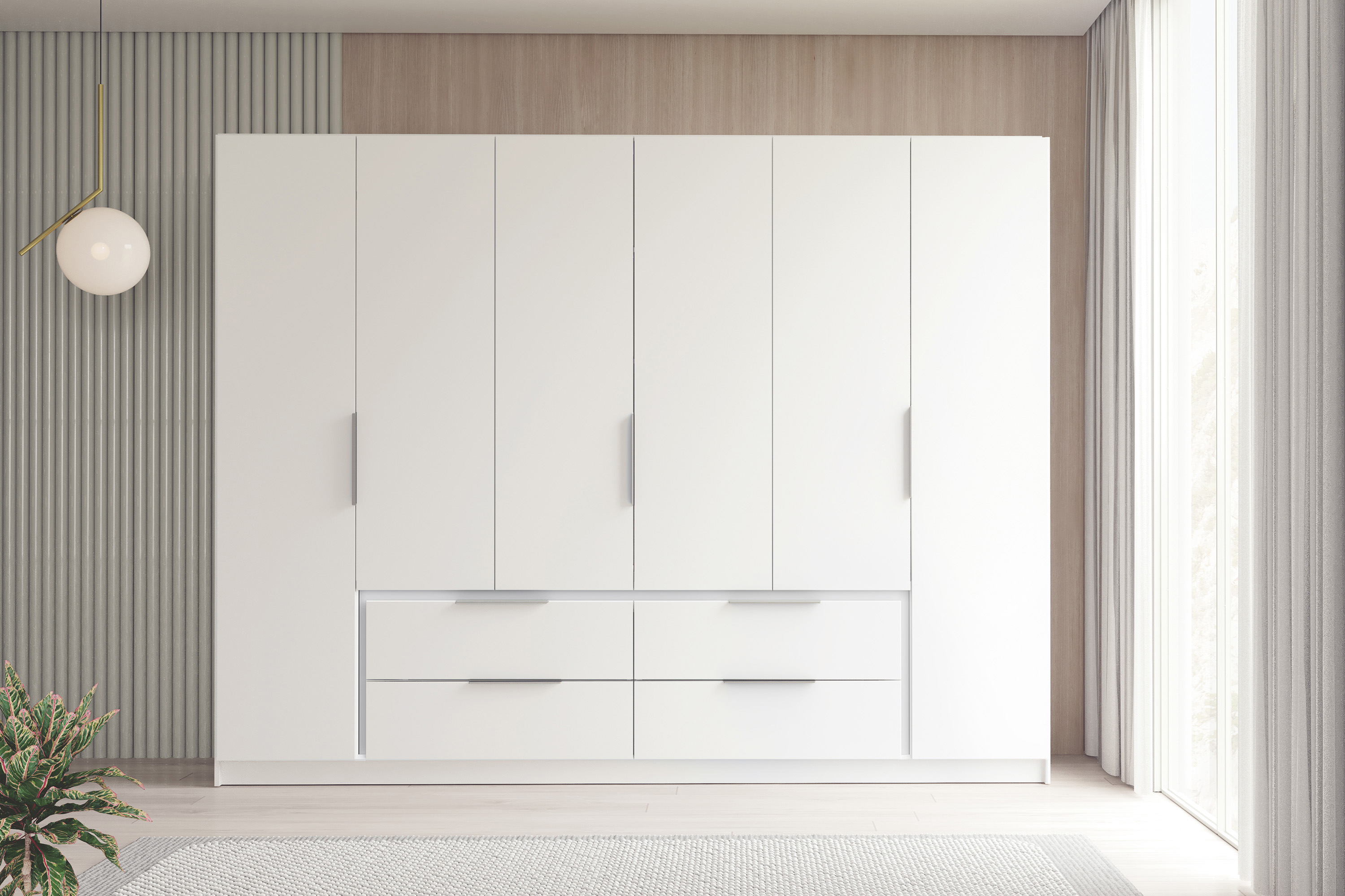 Szafa Duża Luano Biały Mat