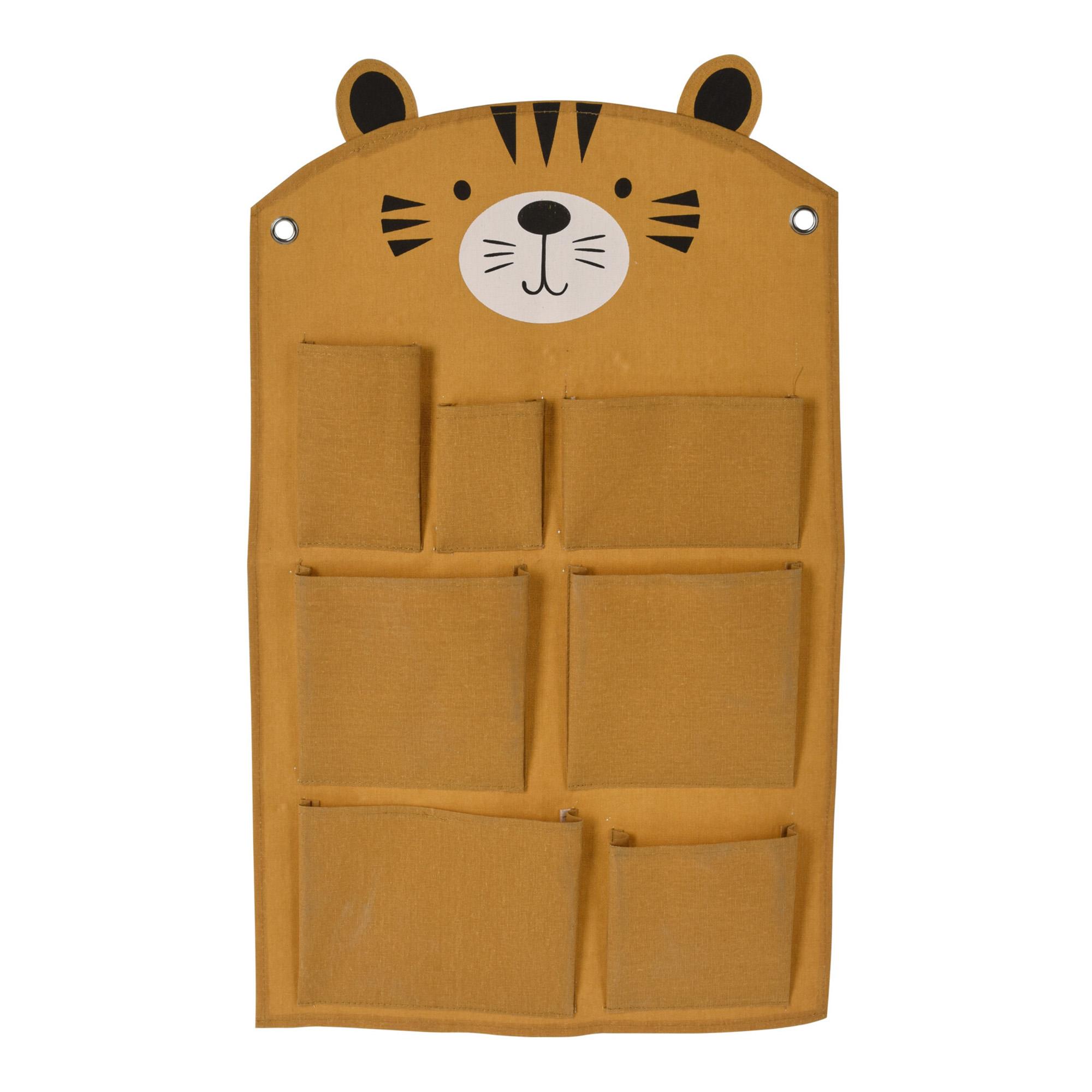 Organizer na Ścianę Pomarańczowy Miś 45x22 cm