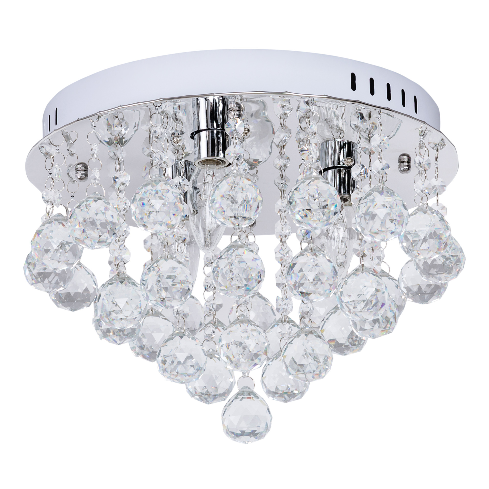 Lampa Glamour z Wiszącymi Ozdobami