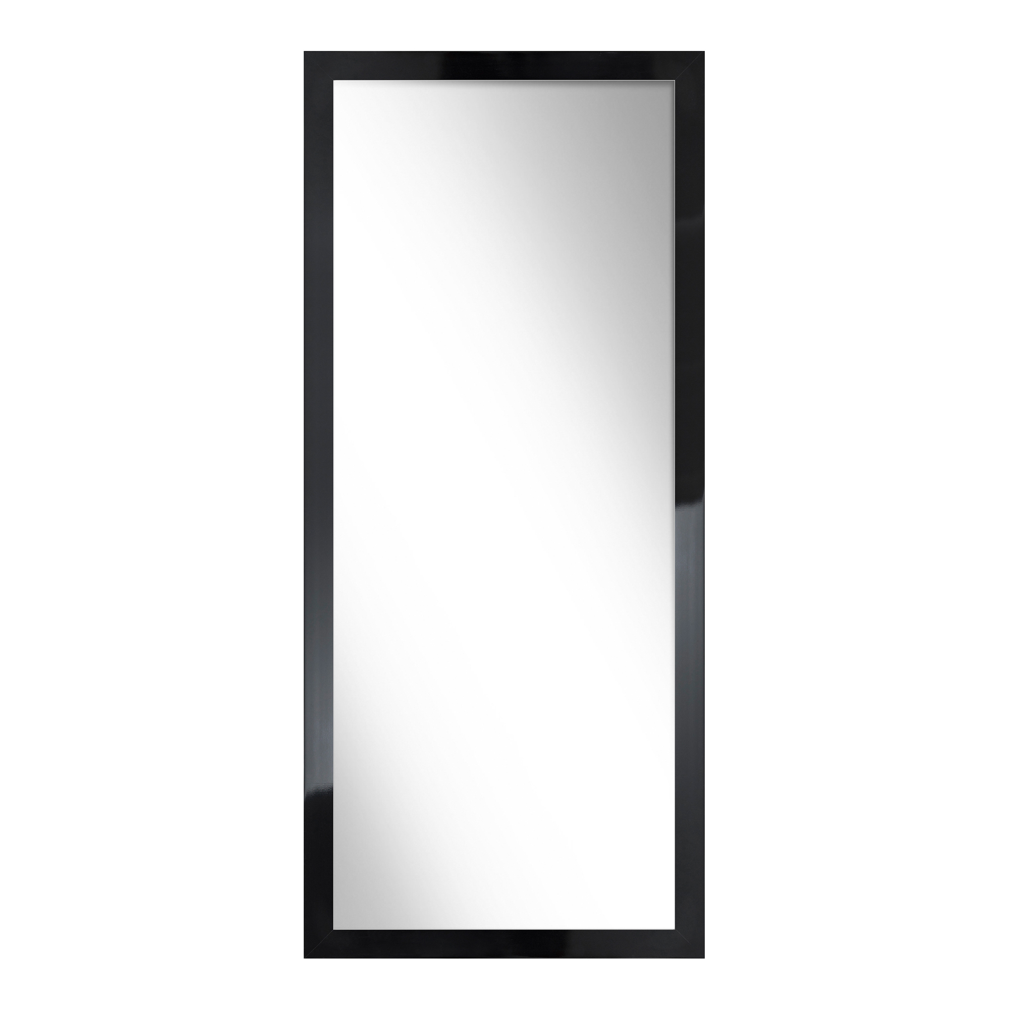 Lustro w Czarnej Ramie Slim 47,5x107,5 cm