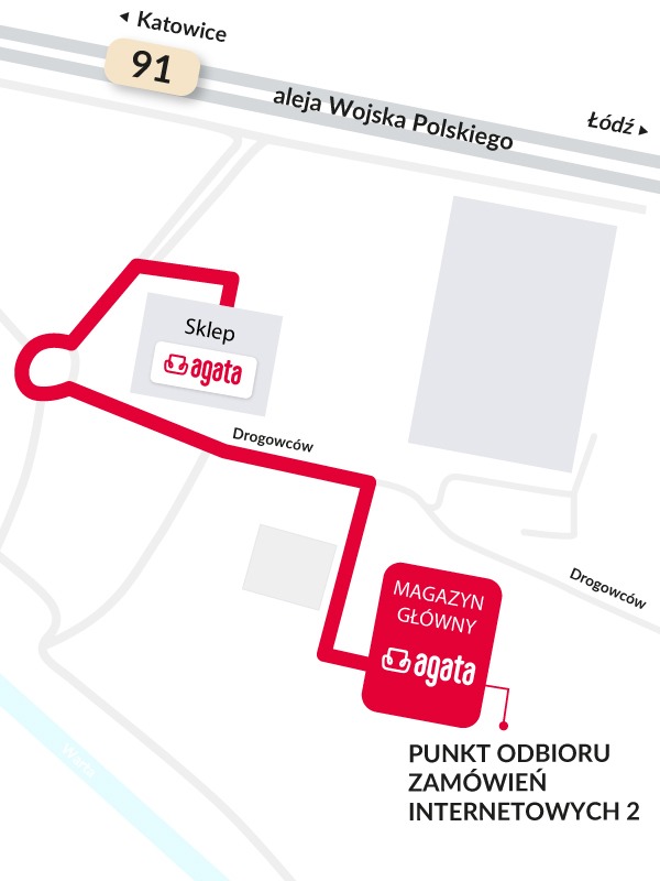 Mapa punktu odbioru