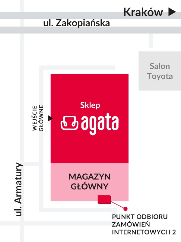 Mapa punktu odbioru