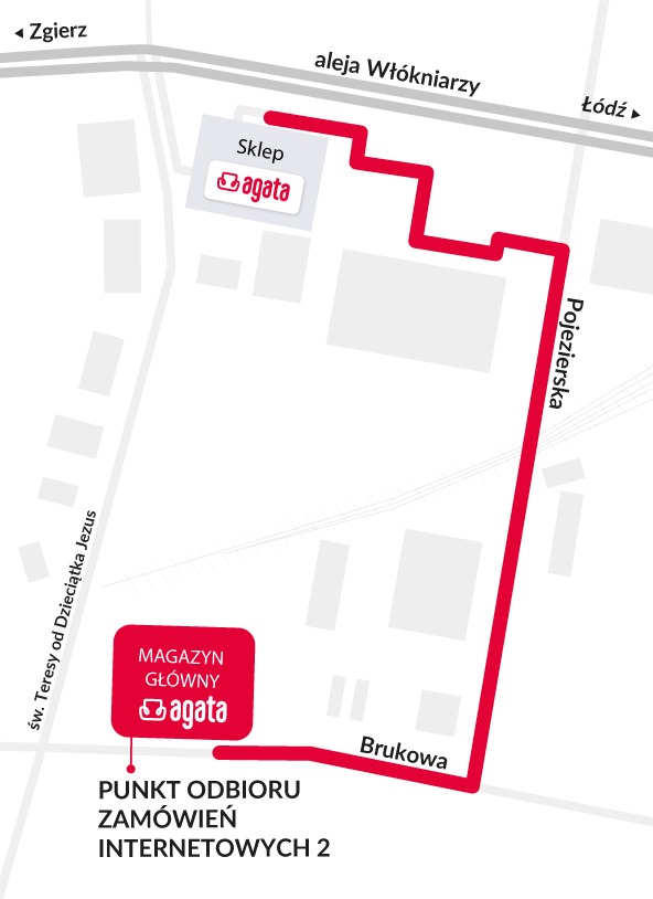 Mapa punktu odbioru