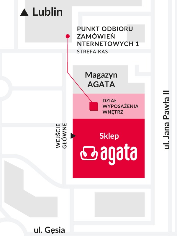 Mapa punktu odbioru