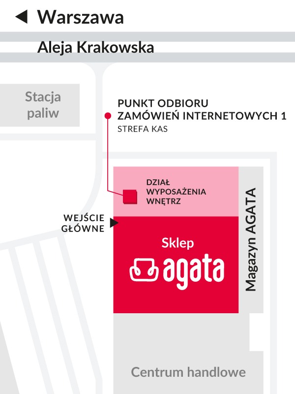 Mapa punktu odbioru